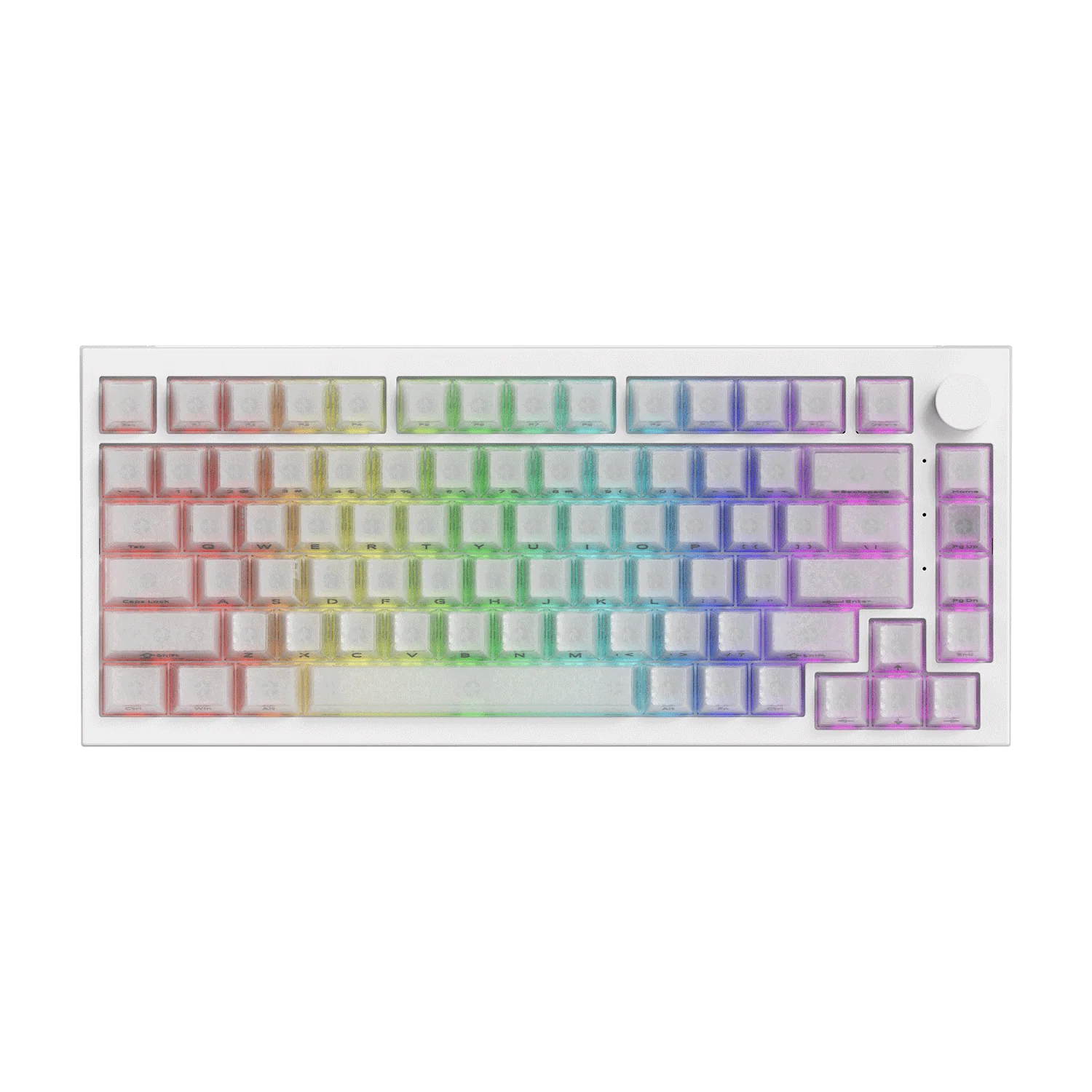 Akko - 5075 V5-HE Glassy Carbon Fiber (TMR) - Klawiatura Magnetyczna
