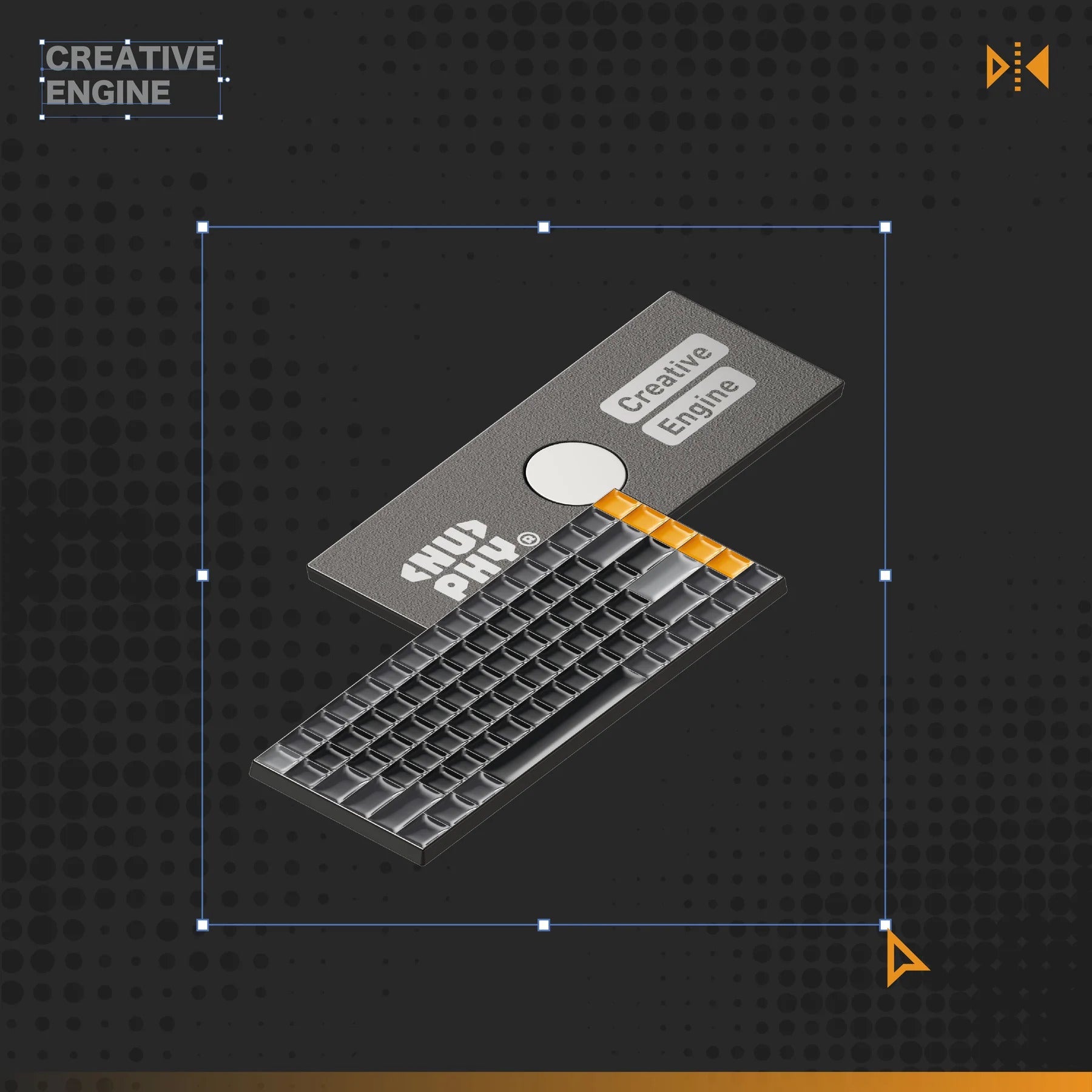 NuPhy x BOHO - Creative Engine nSA Profile Dye-Sub PBT Keycaps - Zestaw Keycapów