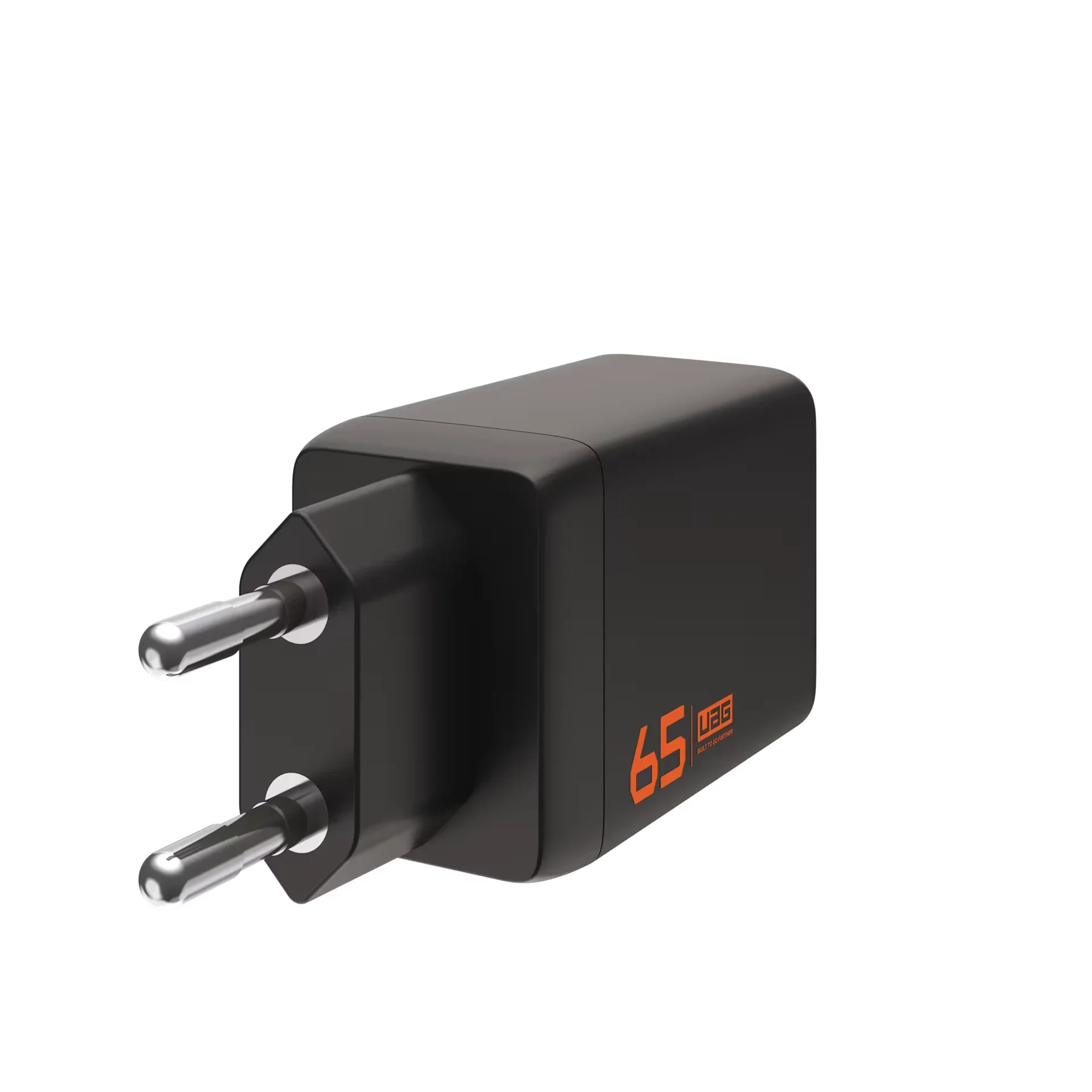 Czarna ładowarka USB-C 65W z wtyczką UE, idealna do Home Office i desk setupu