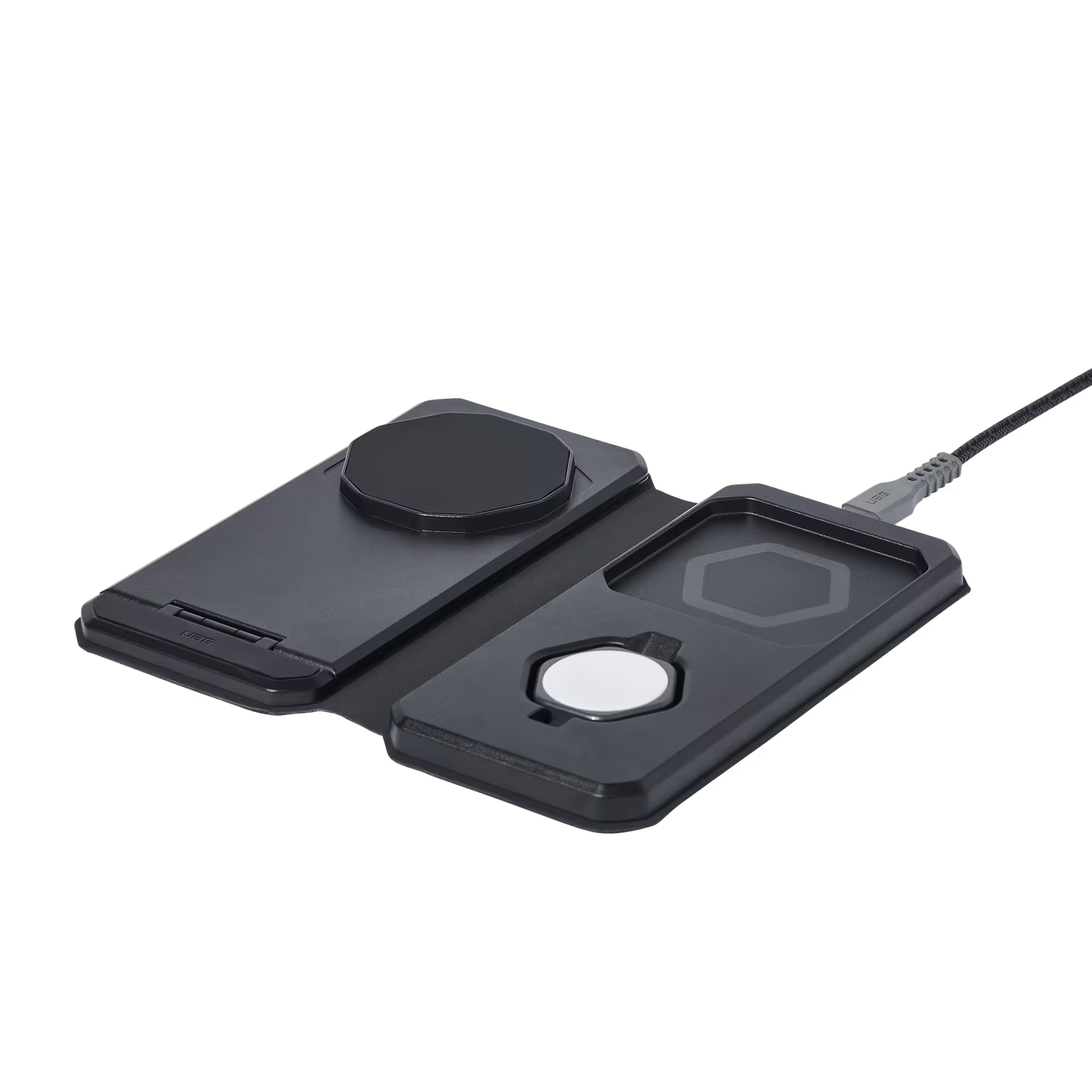 UAG - SRGE 3-in-1 Travel/Desktop Charger + Case - Składana Ładowarka MagSafe z Etui