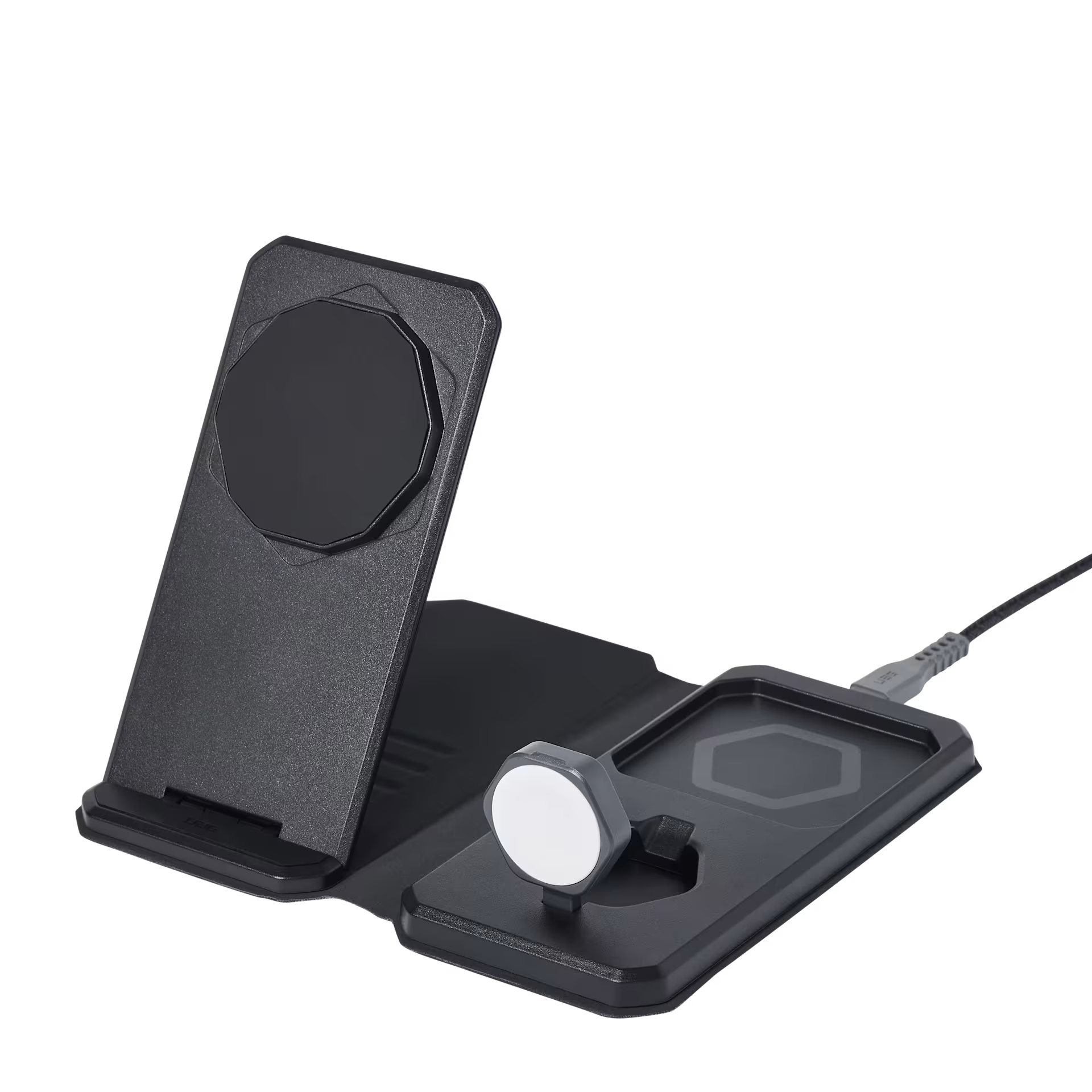 UAG - SRGE 3-in-1 Travel/Desktop Charger + Case - Składana Ładowarka MagSafe z Etui