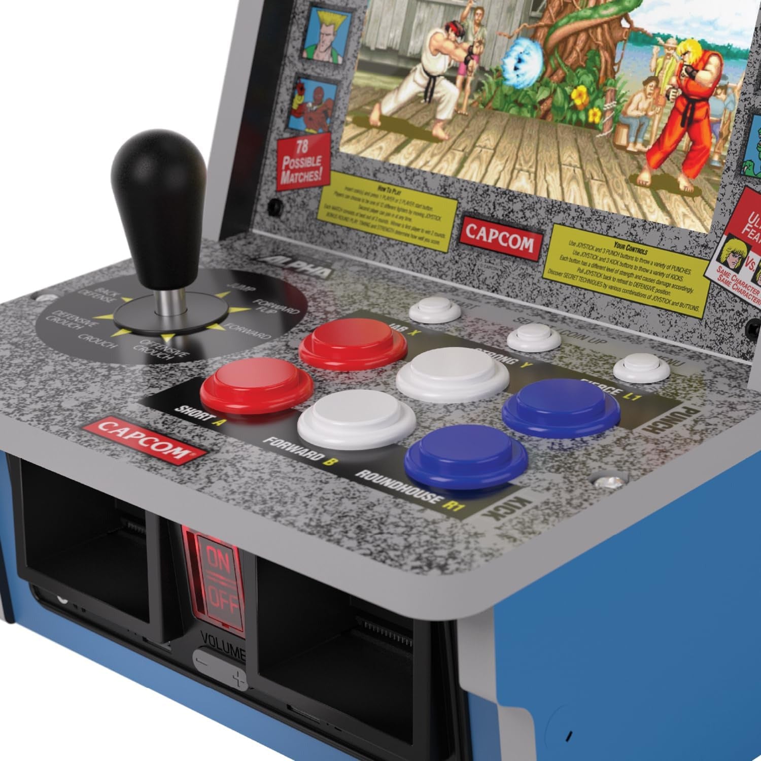Evercade - Alpha Street Fighter Bartop Arcade - Retro Konsola Arcade