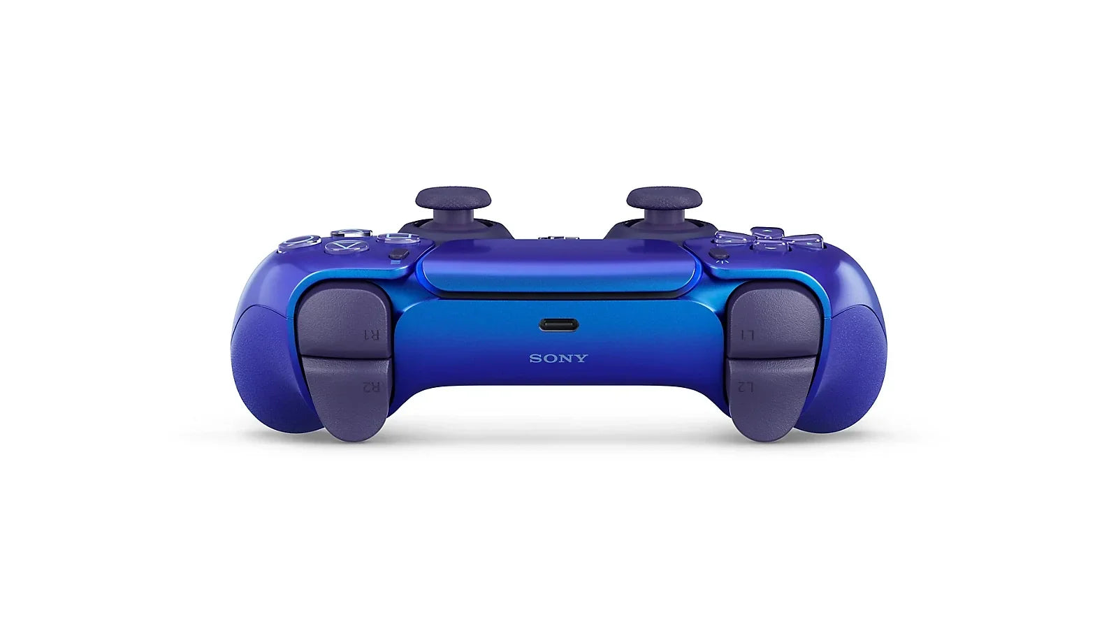 Fioletowy kontroler PlayStation 5 DualSense z logo Sony, idealny do gier i rozrywki