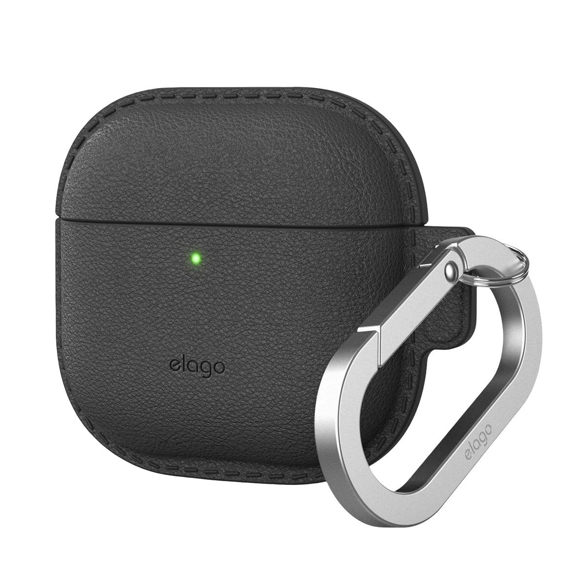 Elago - Leather-Touch Silicone Hang Case - Silikonowe etui z fakturą skóry do AirPods 4