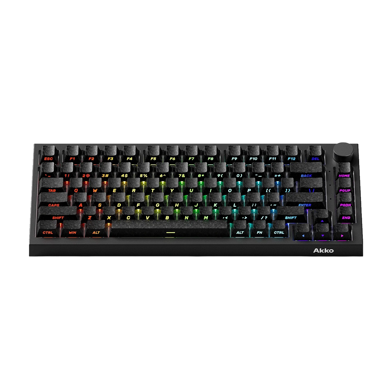 Akko - 5075 V5-HE Glassy Carbon Fiber (TMR) - Klawiatura Magnetyczna
