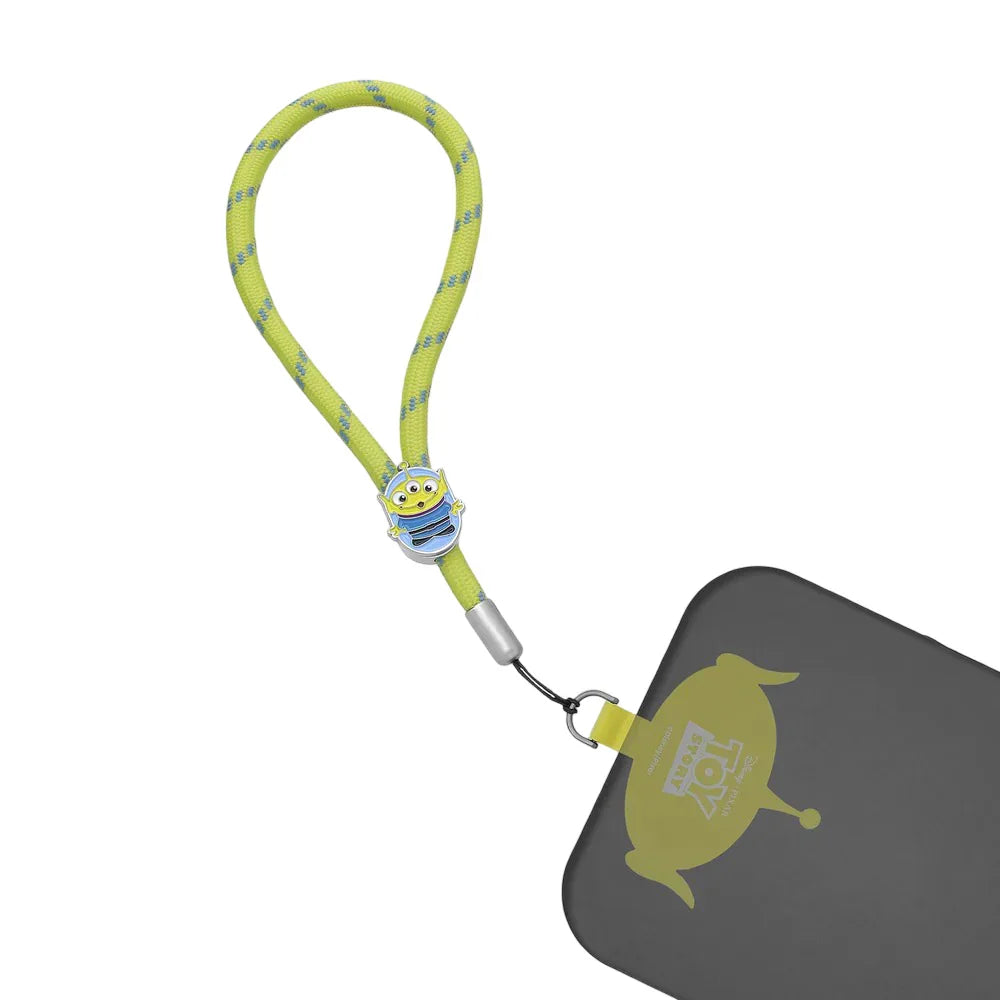 Zielony lanyard z Alienem z Toy Story do telefonu, idealny akcesorium biurowe i do Home Office