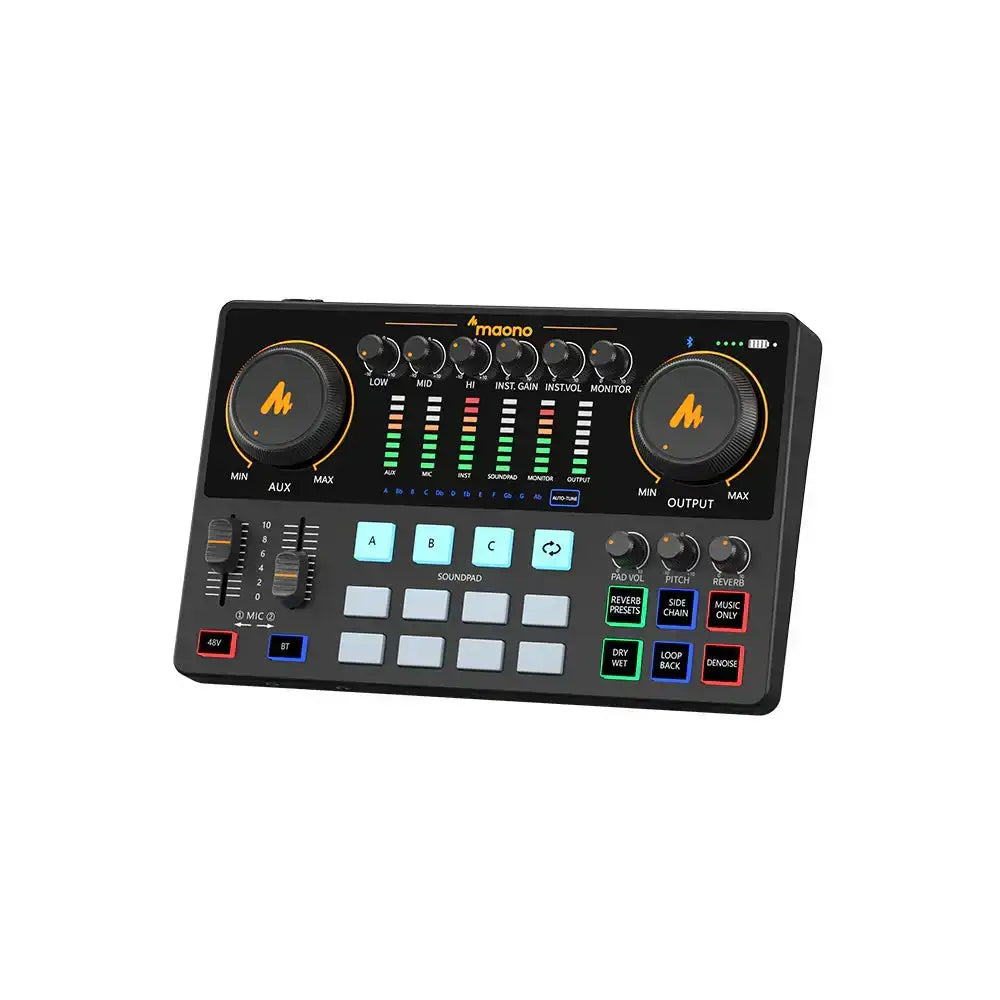 MAONO - MAONOCASTER AME2 Audio Interface & Podcast Equipment - Mixer Audio i Karta Dźwiękowa