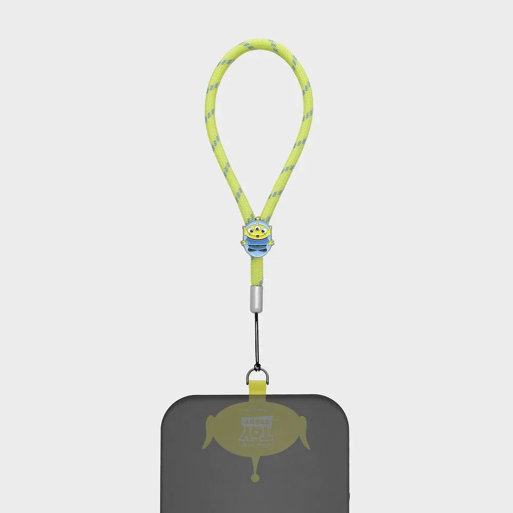 Zielony lanyard z postacią Alien z Toy Story do telefonu, idealny akcesorium biurowe