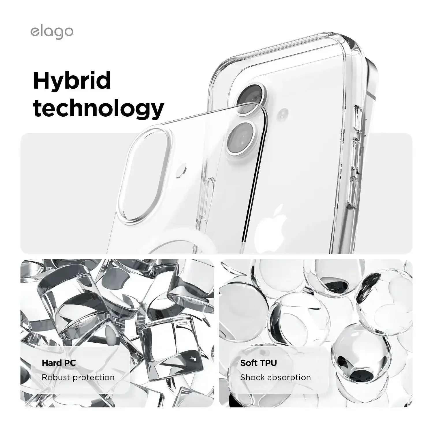 Elago – Cassette Tape 2 Monthly MagSafe do iPhone 17 / Pro / Pro Max / Air - Przezroczyste Etui do iPhone Kaseta