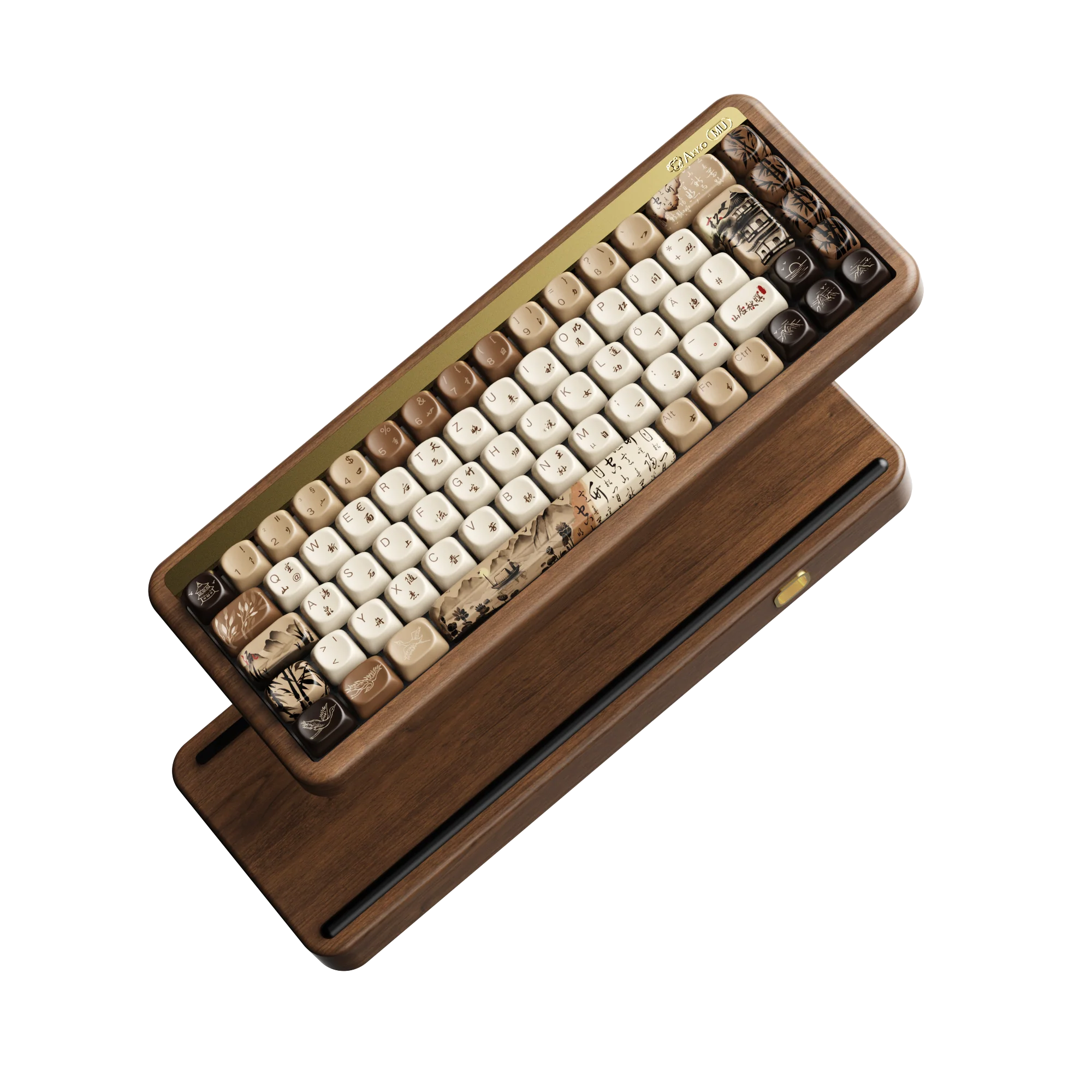 Akko - MU01 Mountain Seclusion Wooden Mechanical Keyboard - Drewniana Klawiatura Mechaniczna