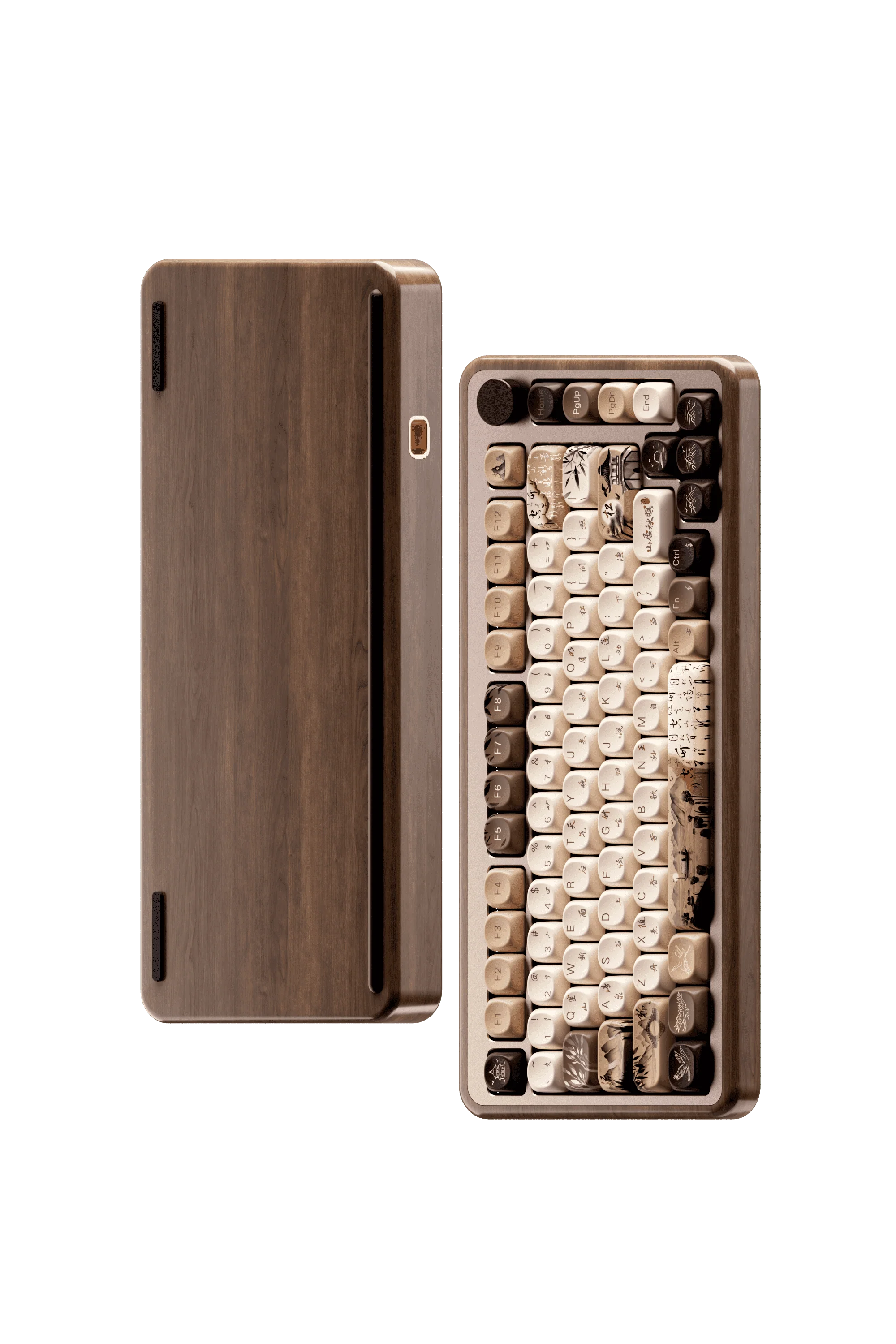 Akko - MU02 Mountain Seclusion Wooden Mechanical Keyboard - Drewniana Klawiatura Mechaniczna