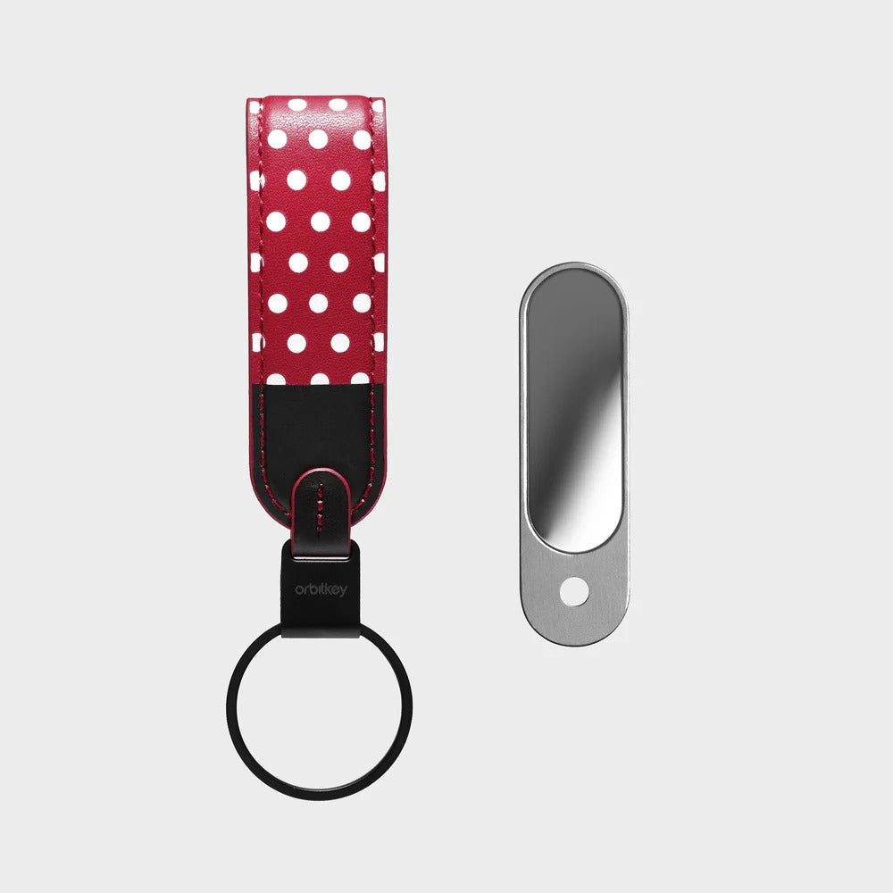 Orbitkey X Disney - Minnie Mouse Loop Keychain + Nail File & Mirror Kit - Minnie Mouse Brelok Loop + Pilniczek Do Paznokci I Lusterko