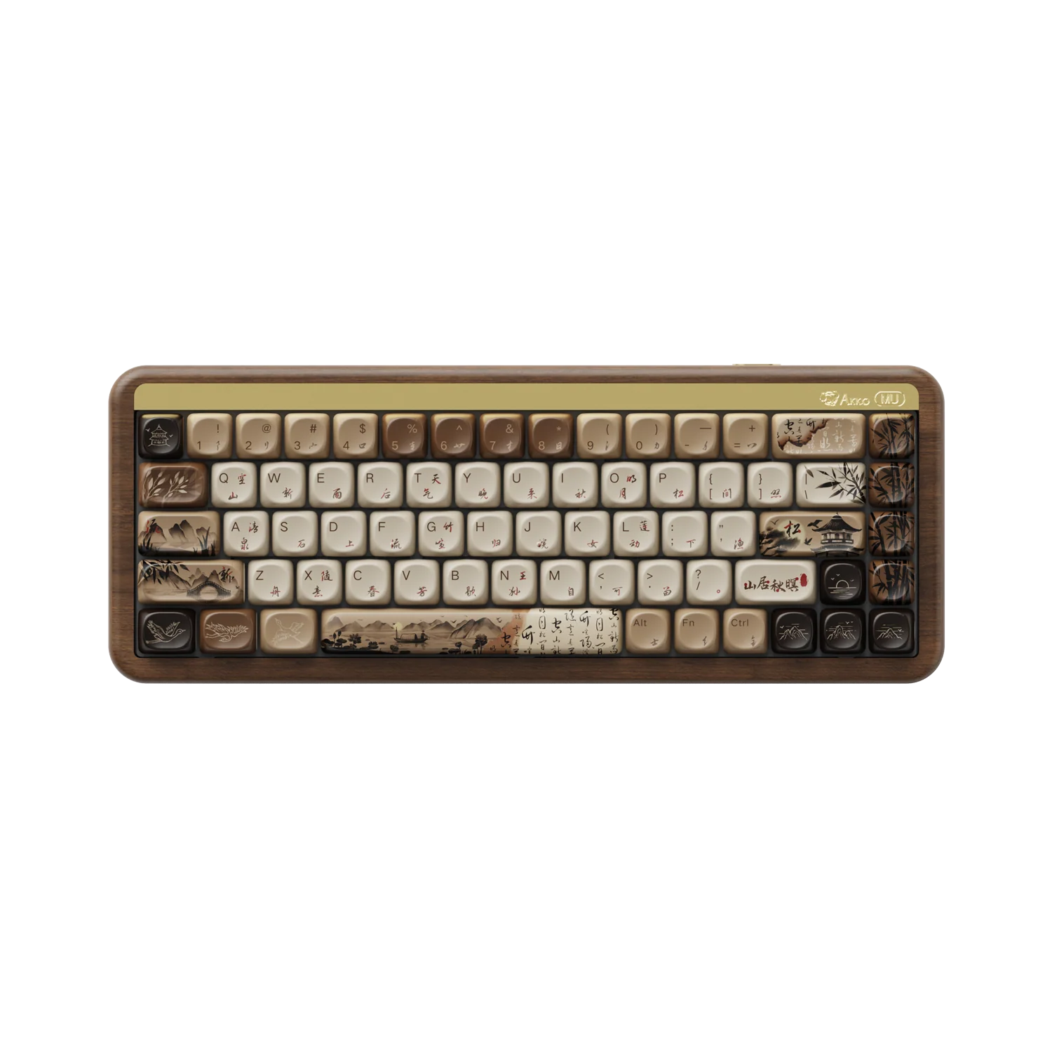 Akko - MU01 Mountain Seclusion Wooden Mechanical Keyboard - Drewniana Klawiatura Mechaniczna