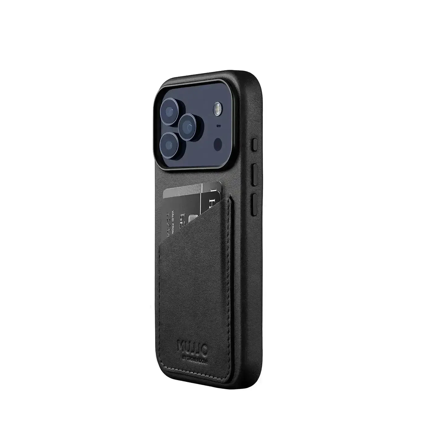Mujjo - Wallet Leather Case for iPhone 17 Pro / Pro Max - Etui Portfel do iPhone