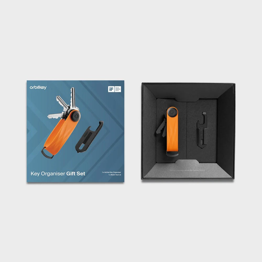 Orbitkey - Key Organizer Active + Multi-Tool v2 Set - Zestaw Organizer do Kluczy + Multitool