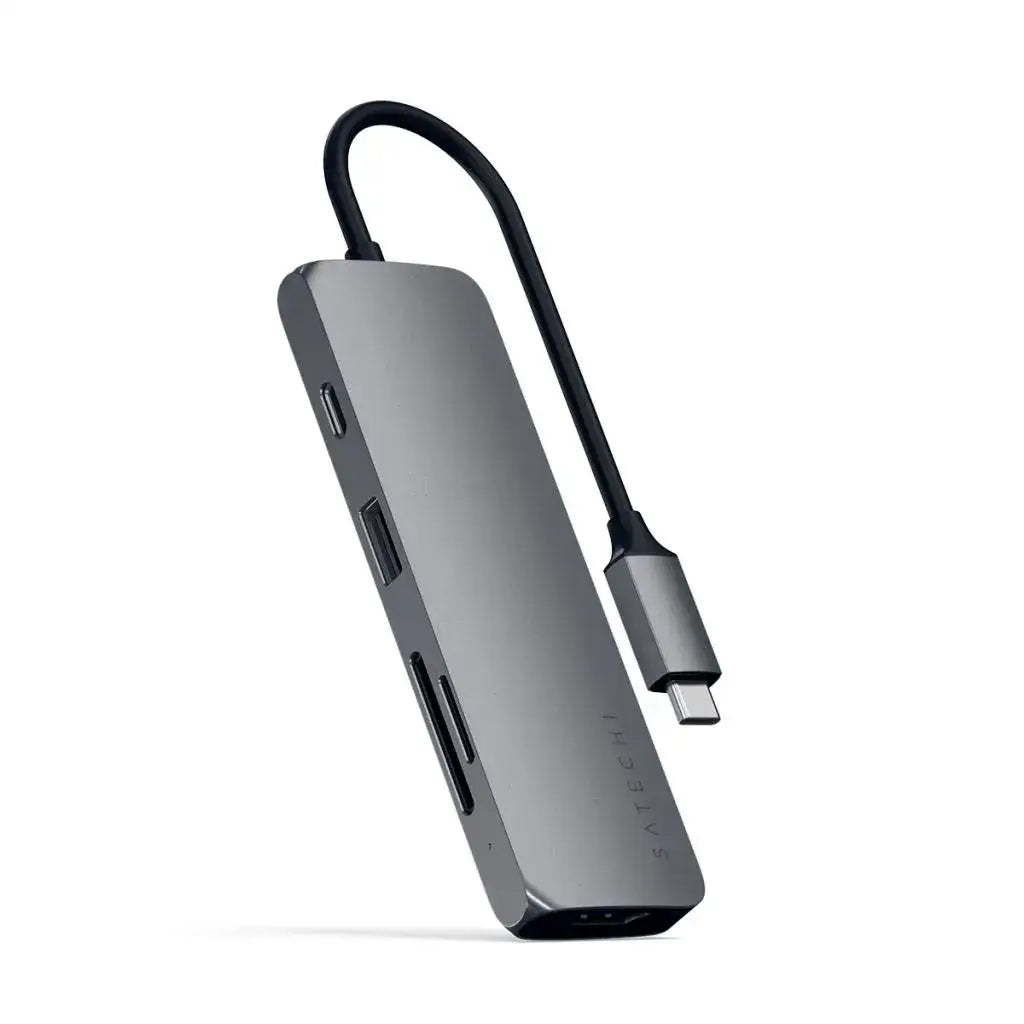 Satechi - USB-C Multiport Pro Adapter with Multiple Connectivity and 4K HDMI - Hub USB-C z HDMI