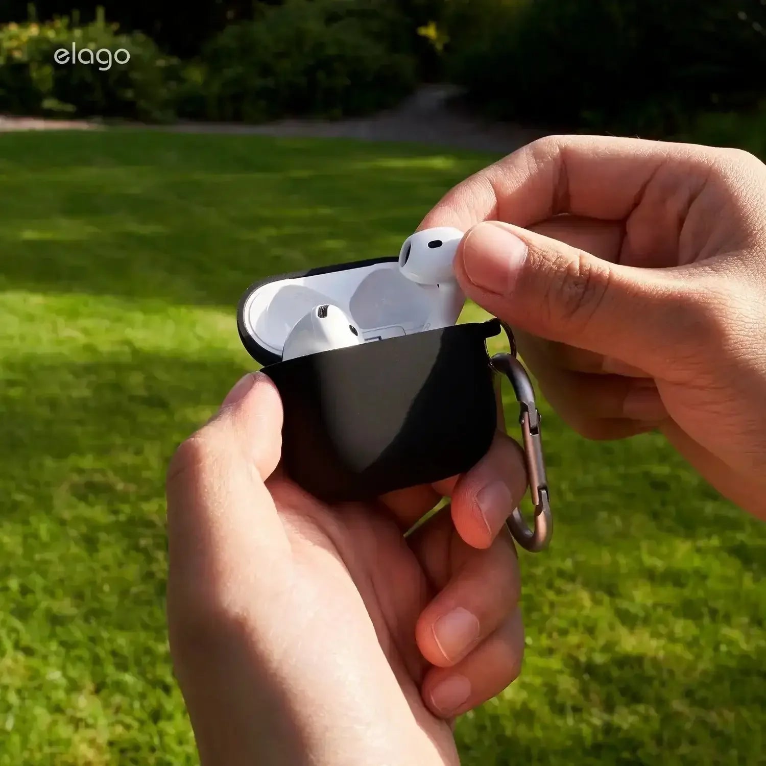 Elago - Liquid Hybrid Hang Case for AirPods 4 - Silikonowe Etui na AirPods 4