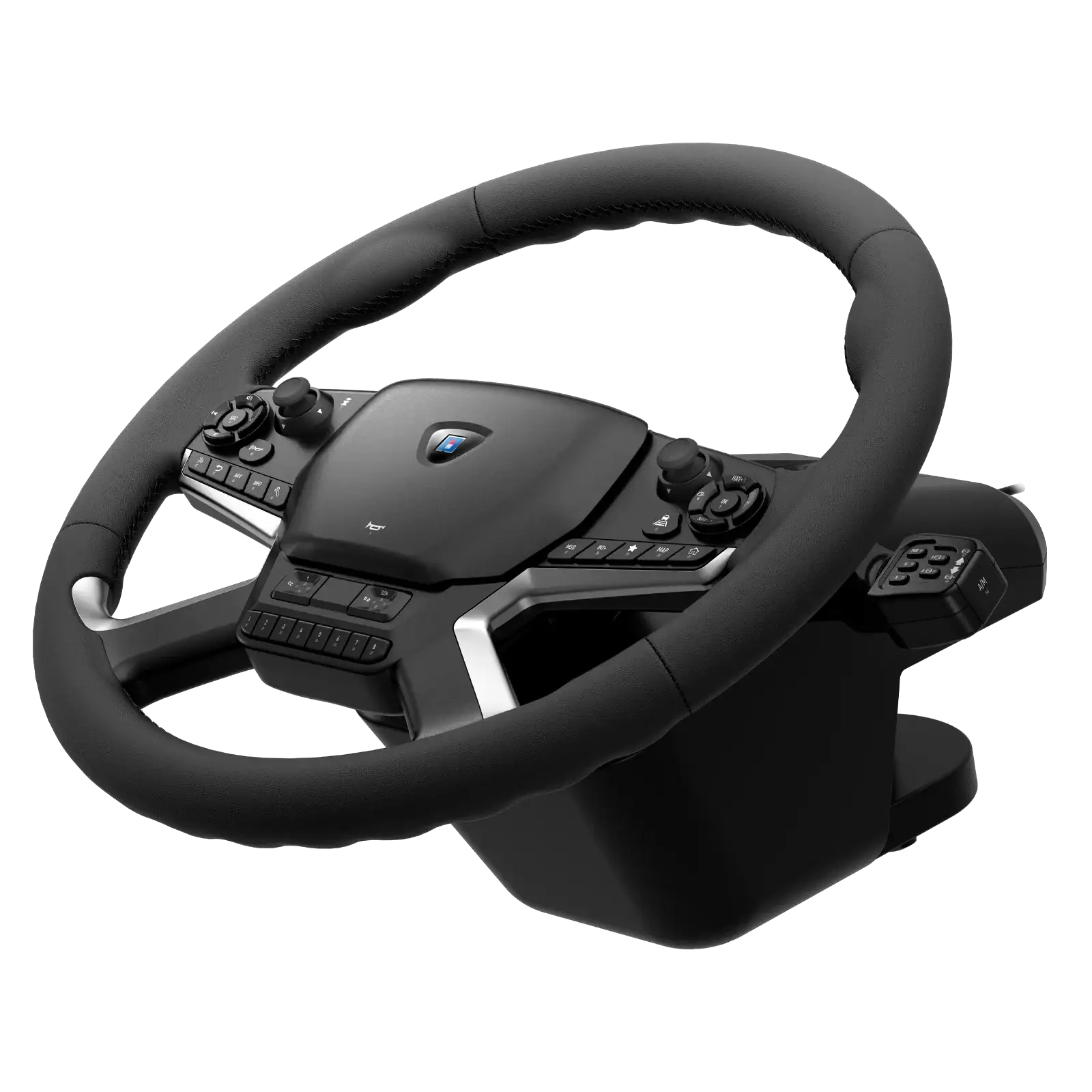 HORI - Force Feedback Truck Control System for Windows 11/10 - Kierownica z Pedałami i Drążkiem Zmiany Biegów