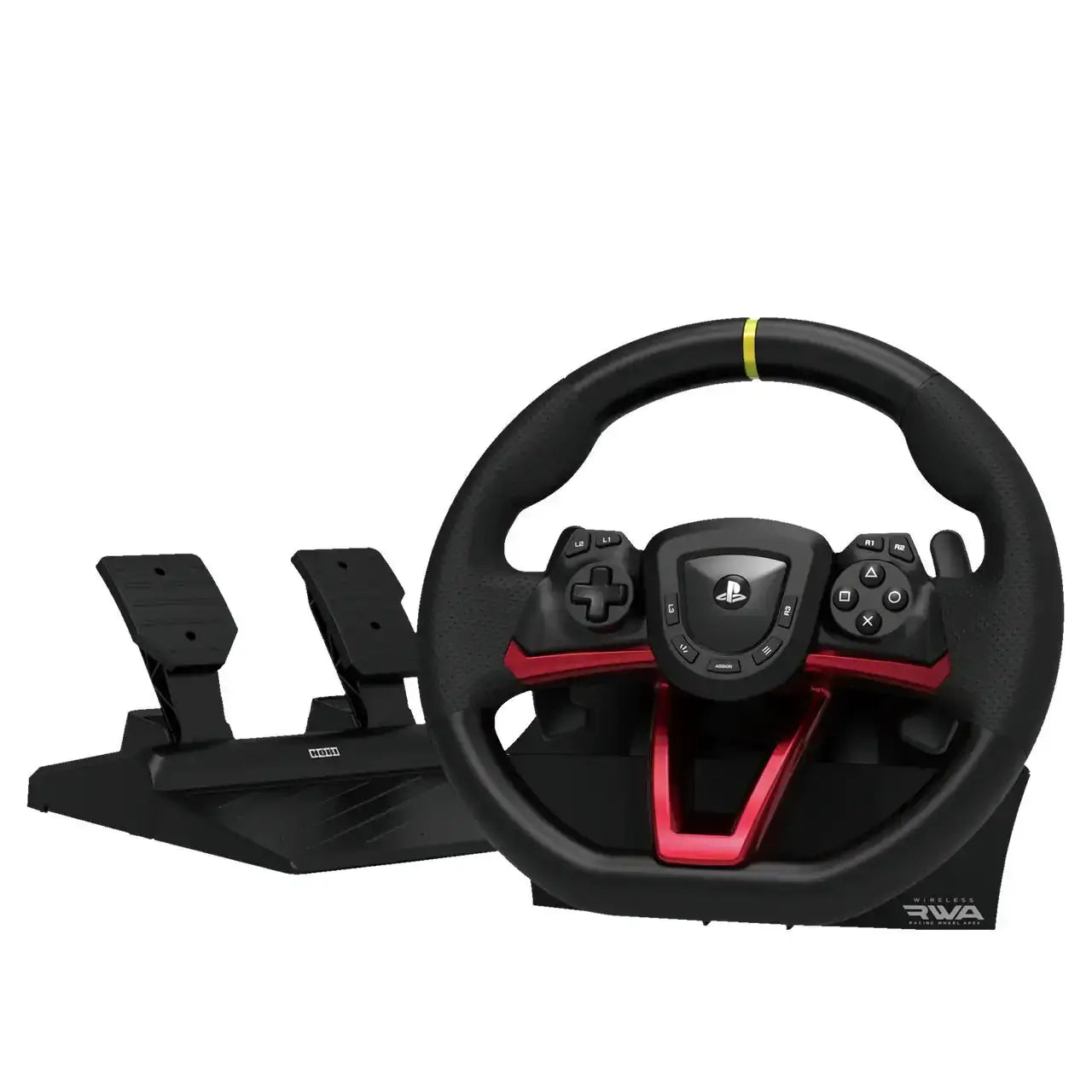 HORI - Wireless Racing Wheel Apex for Playstation 5, PlayStation 4 and PC - Kierownica Wyścigowa z Pedałami