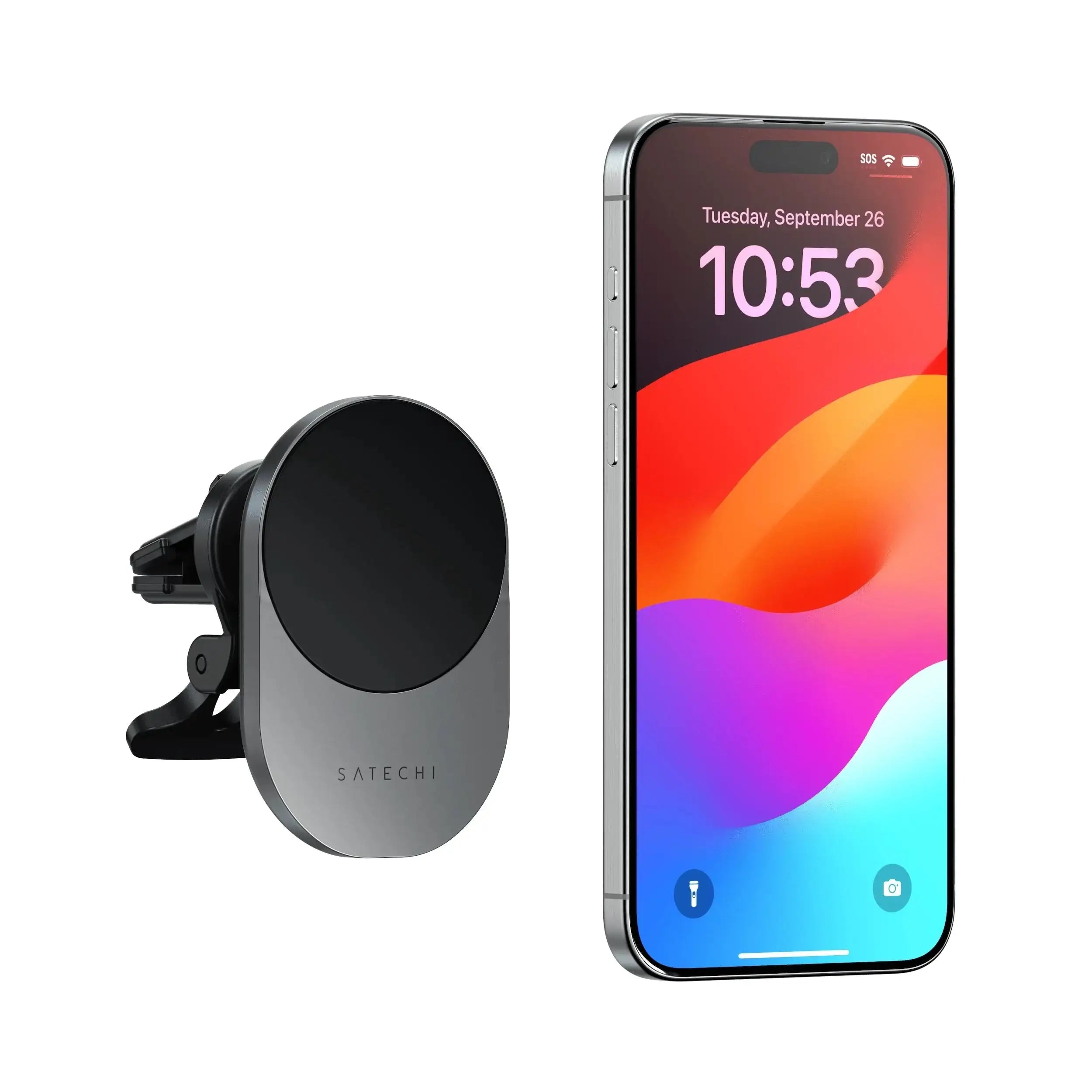 Satechi - Qi2 Wireless Car Charger - Ładowarka Samochodowa MagSafe