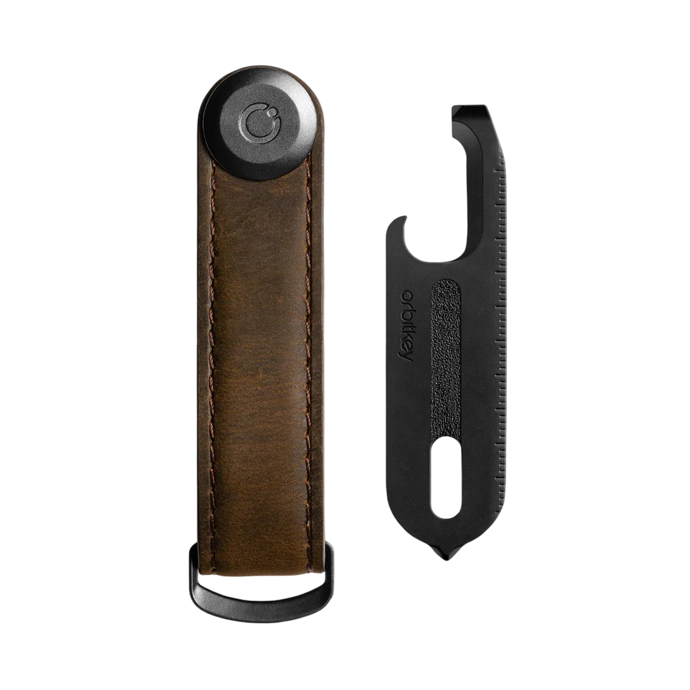 Orbitkey - Key Organizer Crazy Horse + Multi-Tool v2 Set - Zestaw Organizer do Kluczy + Multitool