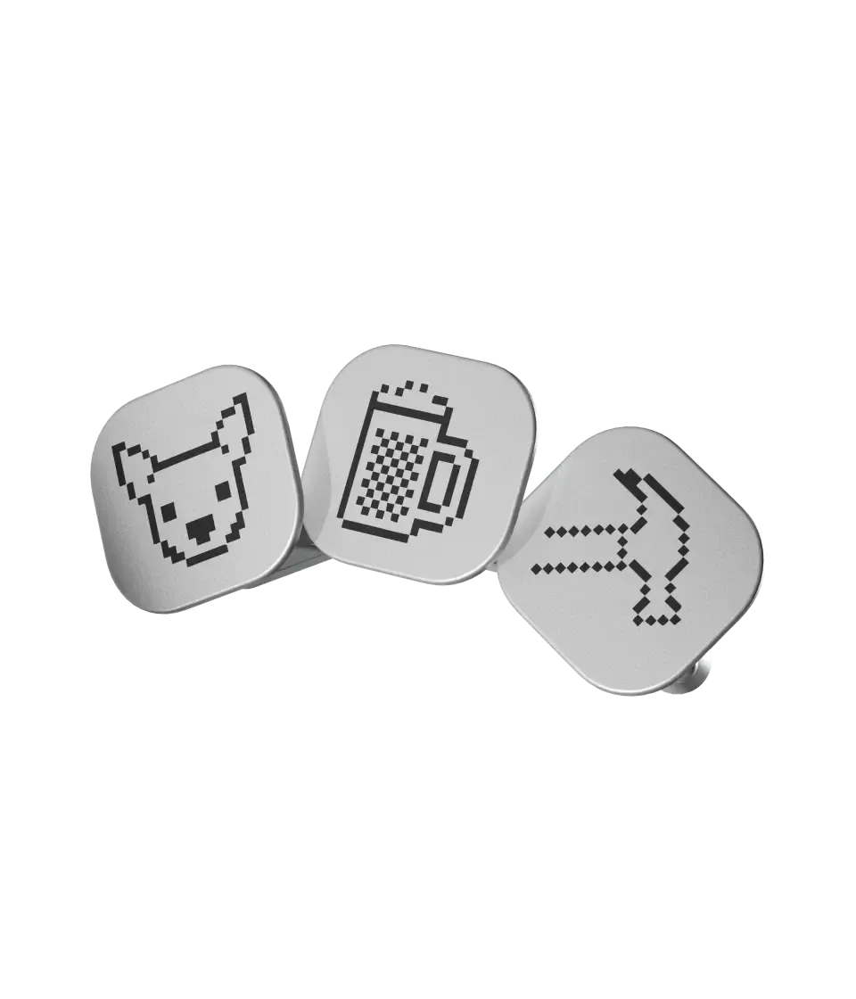 Ledger - Nano Gen5 Badges - Przypinki na Portfel do Kryptowalut