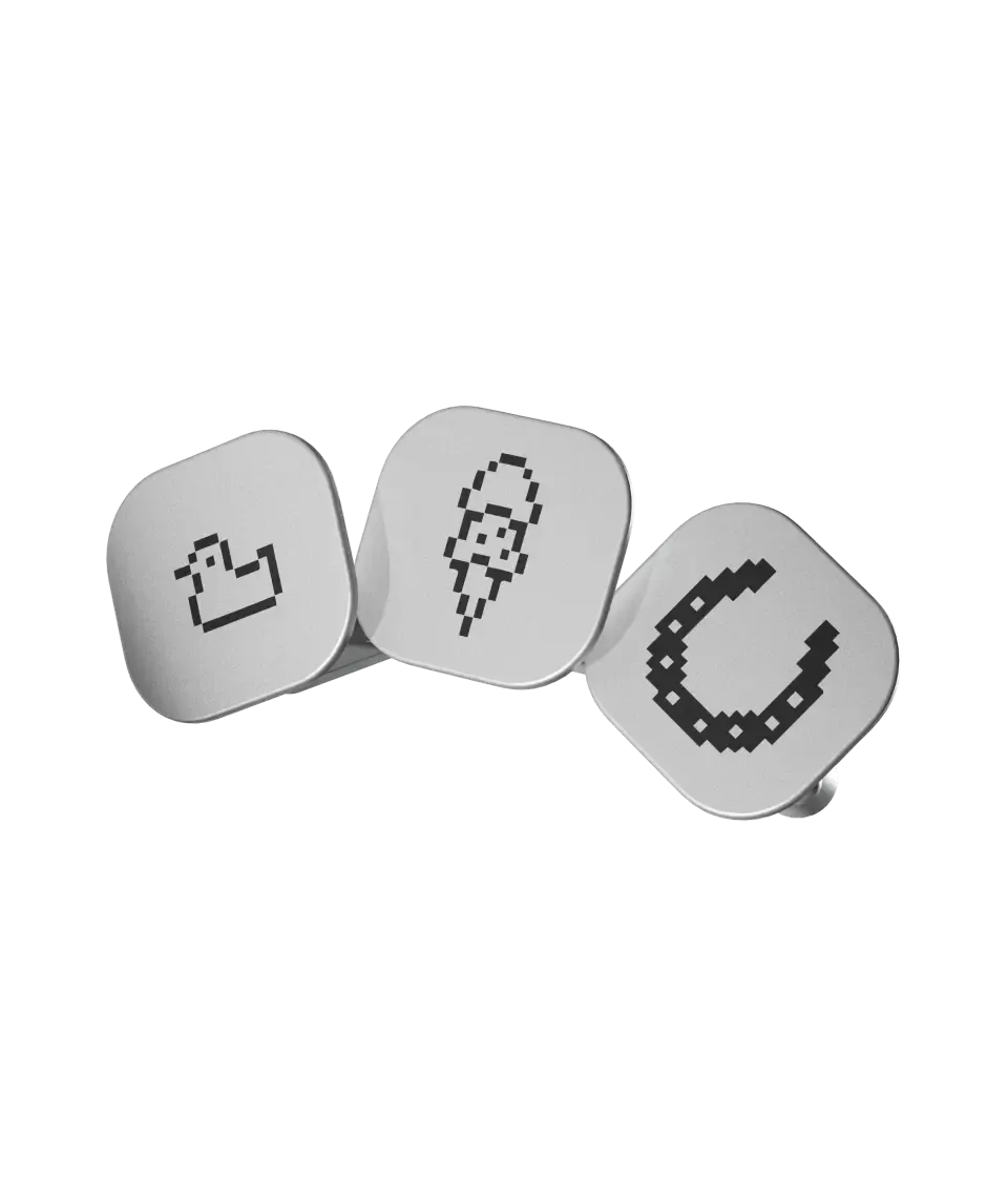 Ledger - Nano Gen5 Badges - Przypinki na Portfel do Kryptowalut