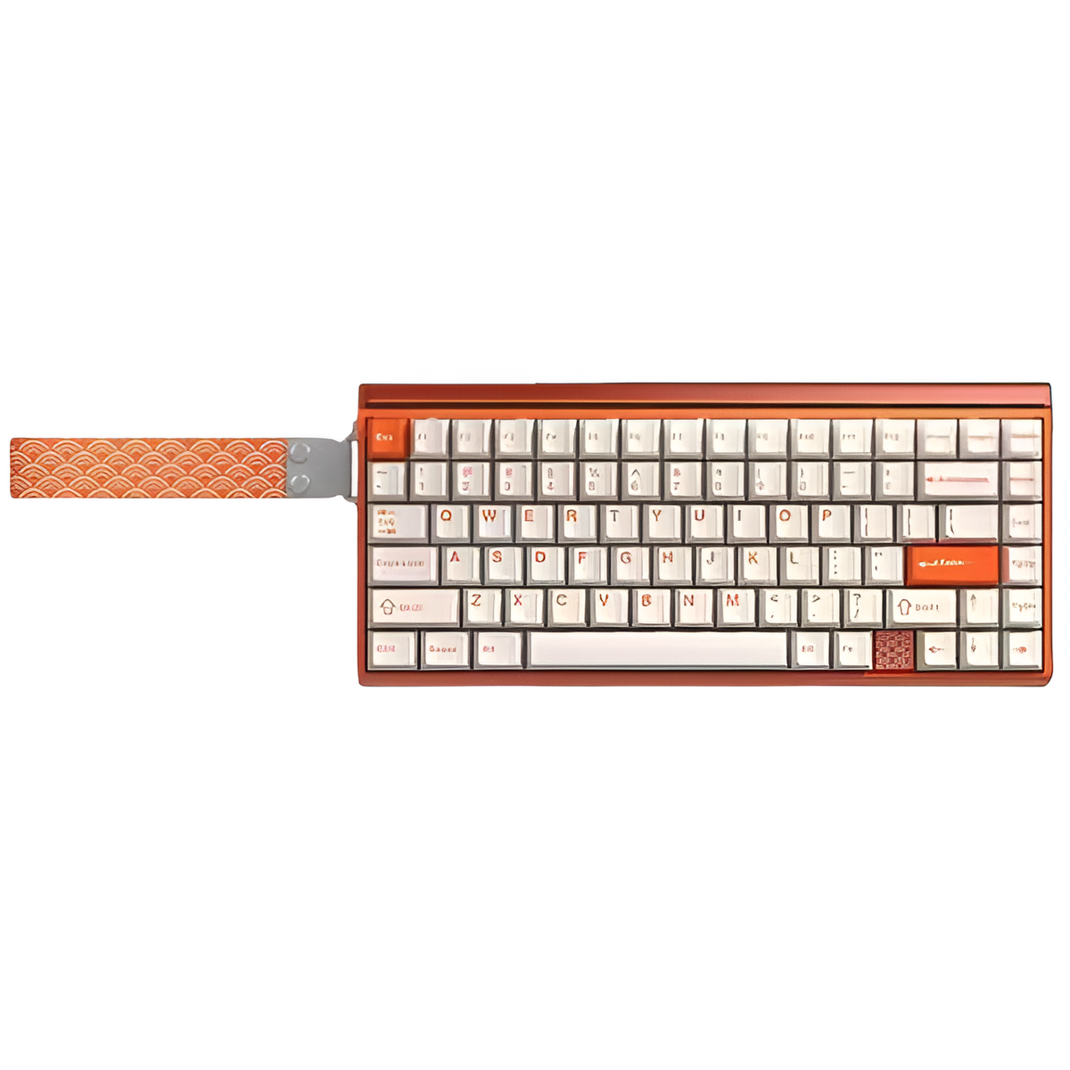 AULA - Hero 75 HE - High-Performance Magnetic Switch Keyboard Orange - Magnetyczna Klawiatura Gamingowa