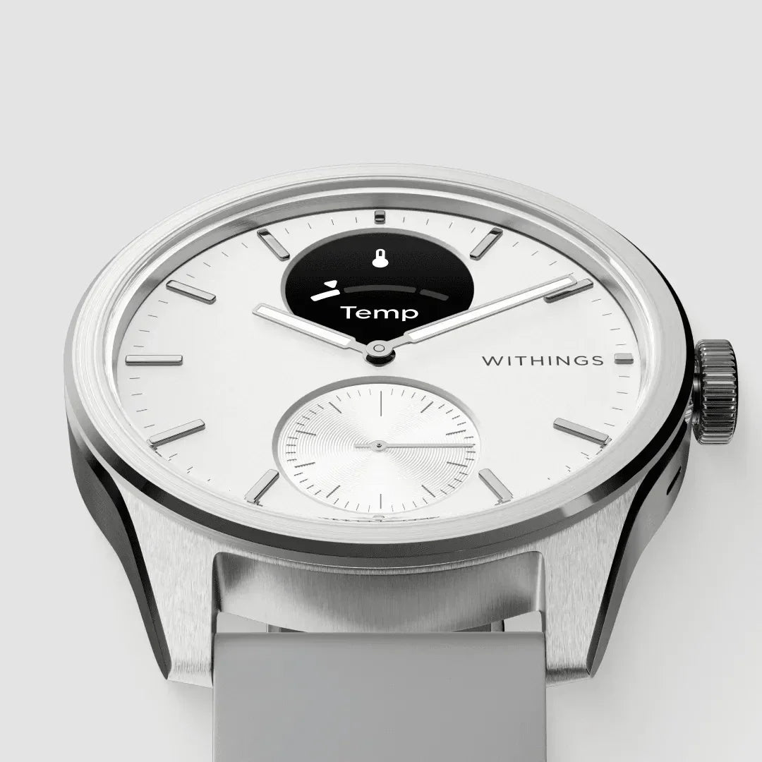 Zegarek Withings z wyświetlaczem temperatury, idealny do home office i biurka