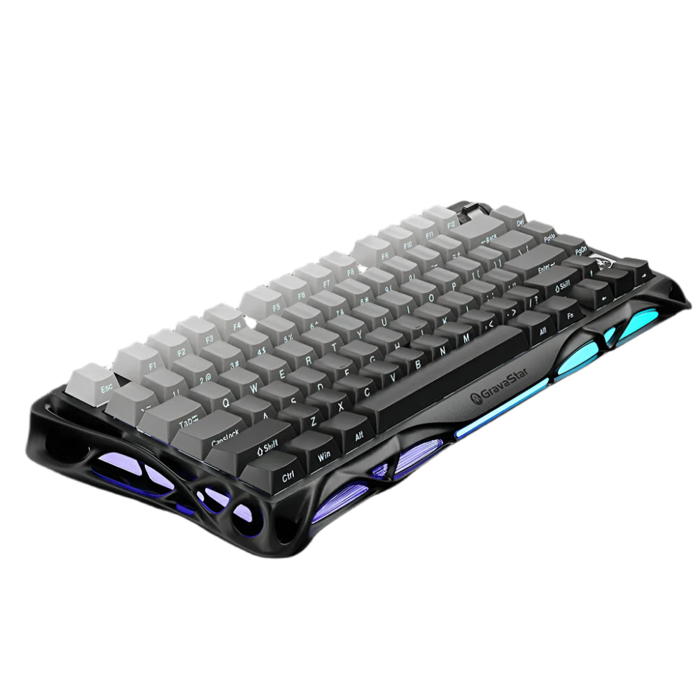 GravaStar - Mercury K1 Gradient Black Wireless Mechanical Keyboard - Bezprzewodowa Klawiatura Mechaniczna