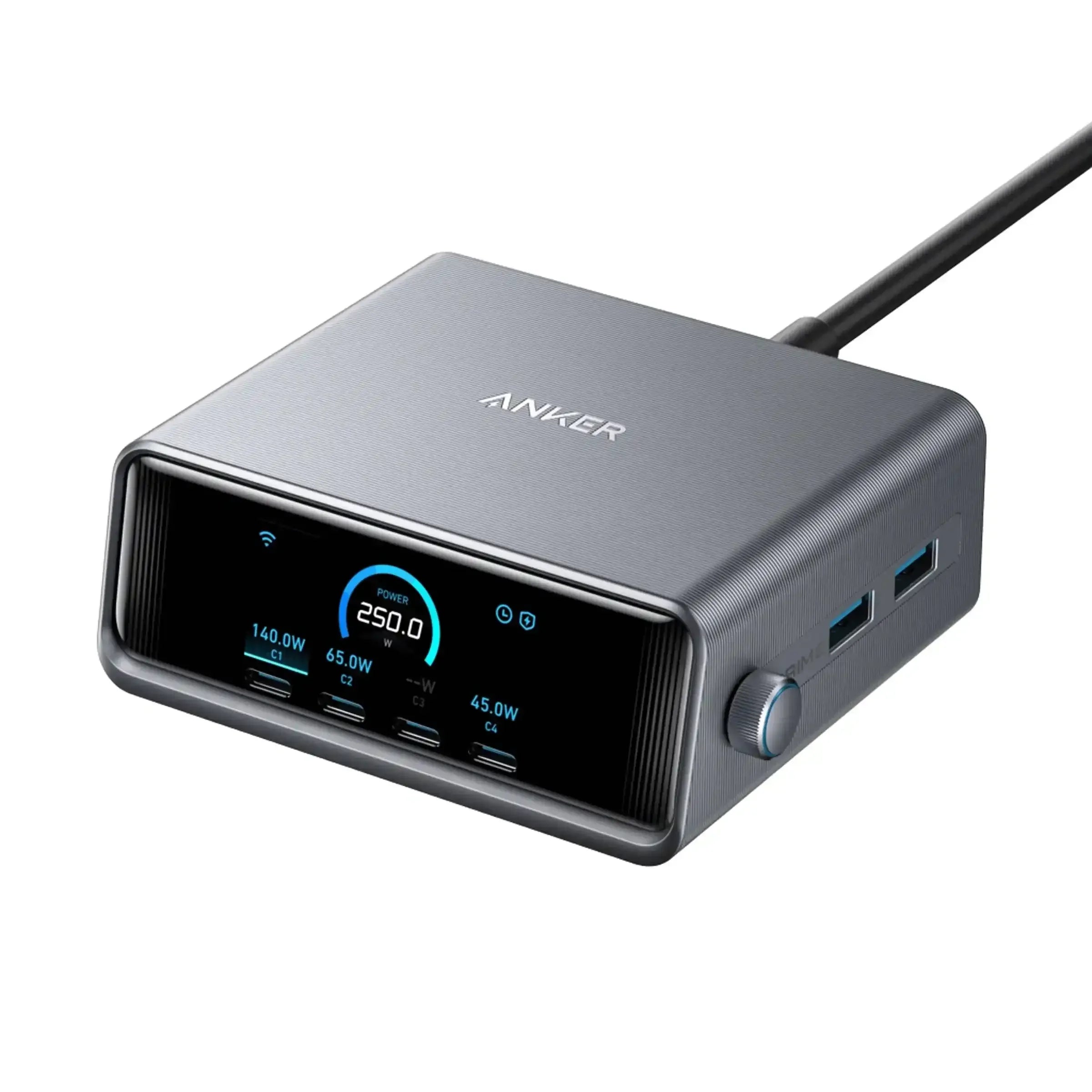 Anker - Prime Charger (250W, 6 Ports, GaNPrime) - Ładowarka 250W 6-portowa