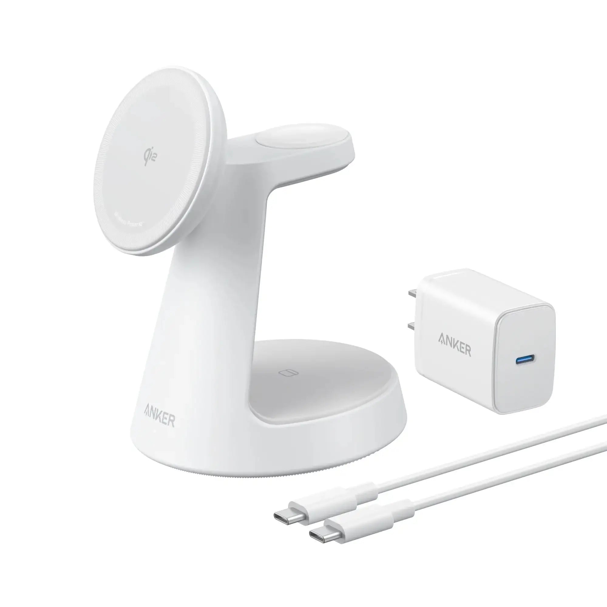 Anker - MagGo Wireless Charging Station (3-in-1, Dock Stand)