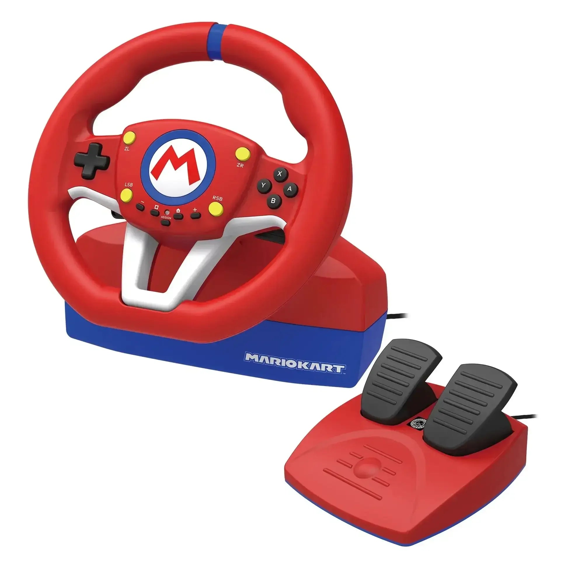 HORI - Mario Kart Racing Wheel Pro Mini for Nintendo Switch - Kierownica Wyścigowa z Pedałami