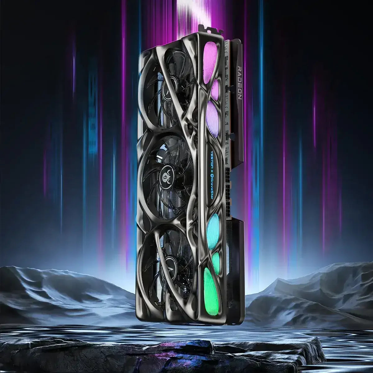 GravaStar x Yeston - AMD RADEON RX 9070 XT 16G GDDR6 Mercury Nova OC - Karta Graficzna