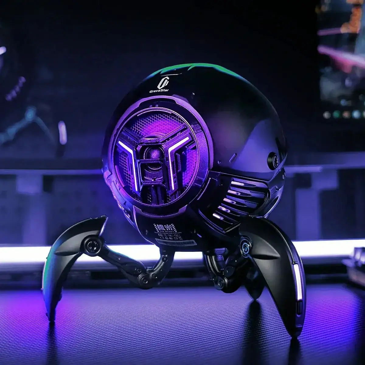 GravaStar - Mars Pro Black - Wireless Bluetooth Speaker - Bezprzewodowy Głośnik Bluetooth