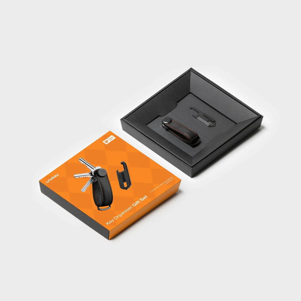 Orbitkey - Key Organizer Crazy Horse + Multi-Tool v2 Set - Zestaw Organizer do Kluczy + Multitool
