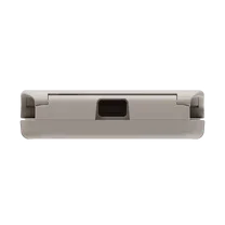 Szara ładowarka do klawiatury mechanicznej z portem USB, idealna dla Home Office