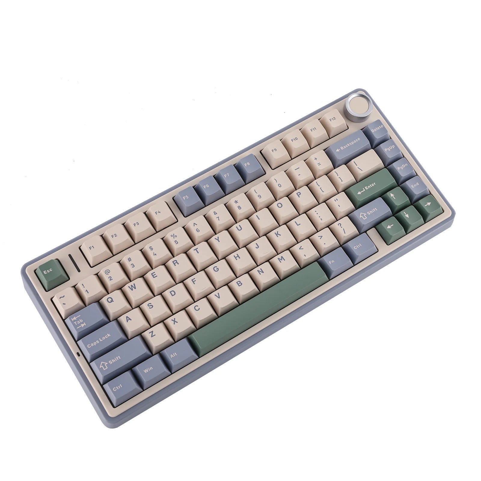 AULA - F75 Wireless Mechanical Keyboard - Bezprzewodowa Klawiatura Mechaniczna - Cedar Green