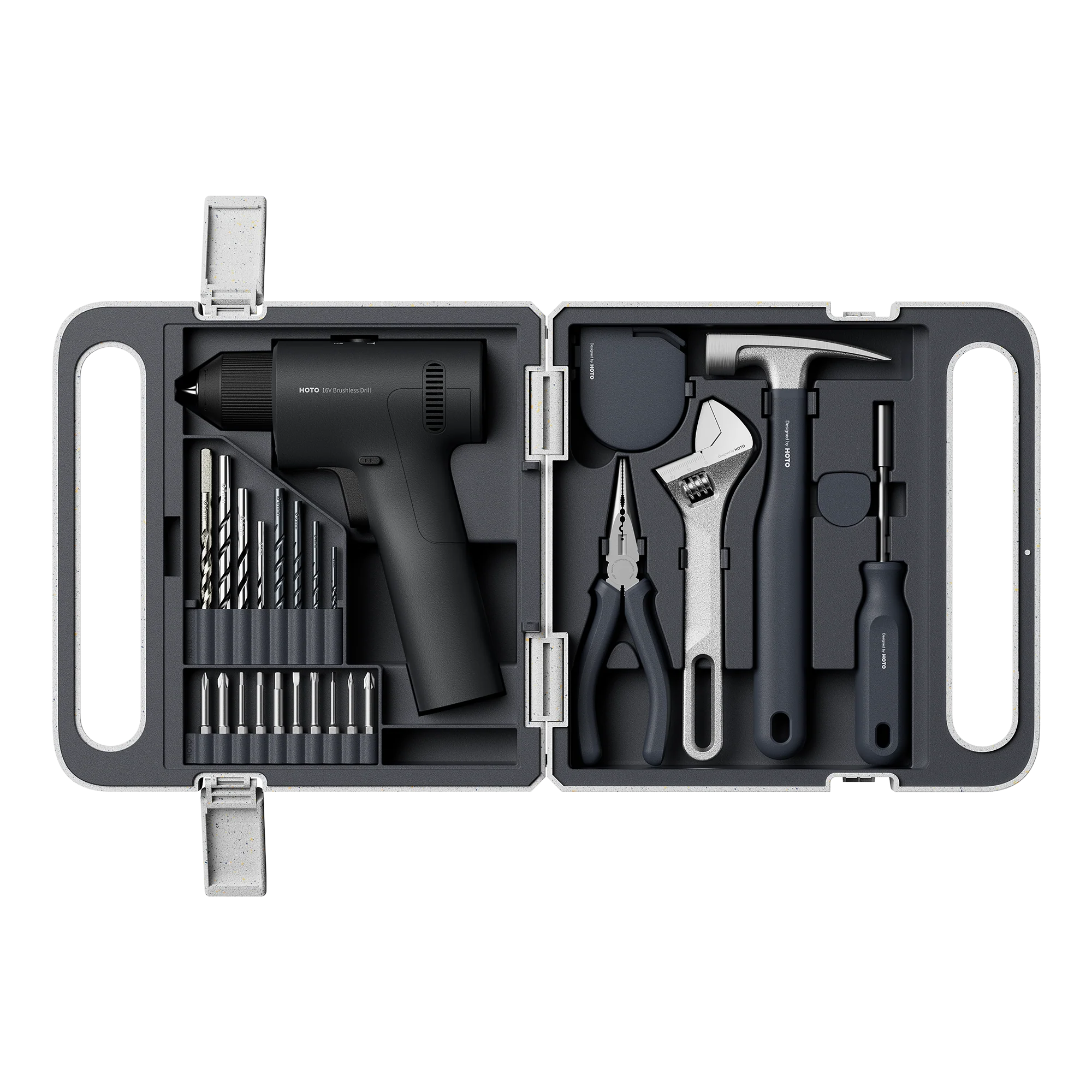 Hoto - 16V Brushless Drill Tool Set - Wiertarka 16V z Zestawem Narzędzi