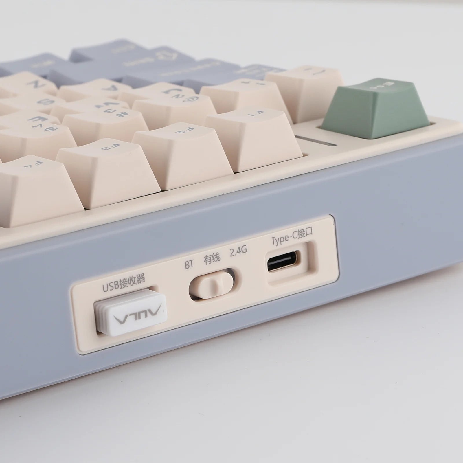 AULA - F75 Wireless Mechanical Keyboard - Bezprzewodowa Klawiatura Mechaniczna - Cedar Green