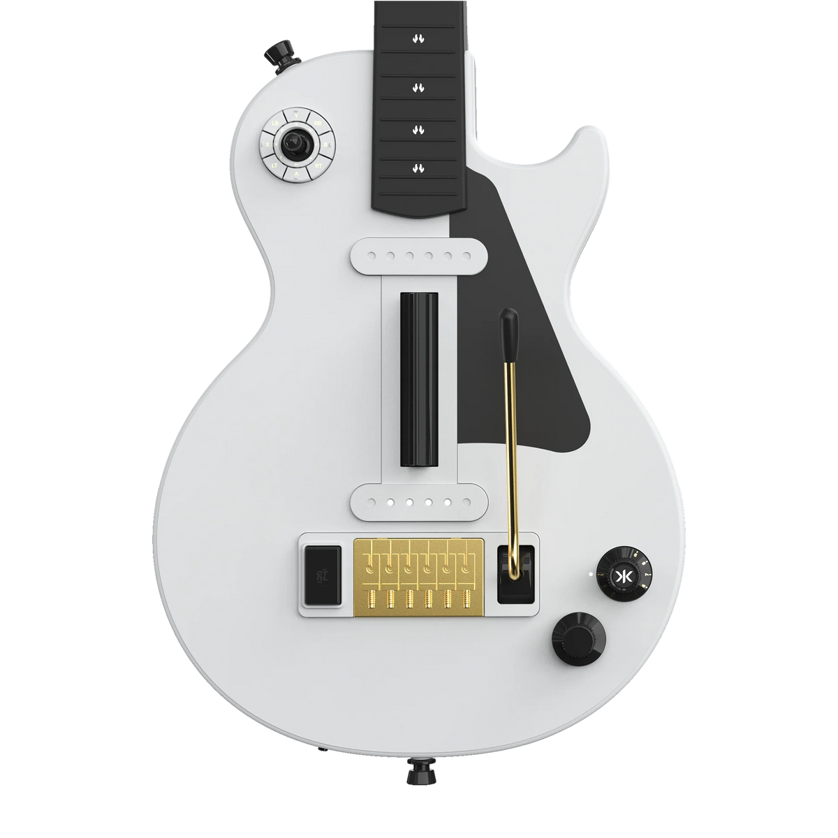 CRKD - Gibson Les Paul Alpine White Pro Edition Guitar Controller Multi-platform - Bezprzewodowy Kontroler w Kształcie Gitary