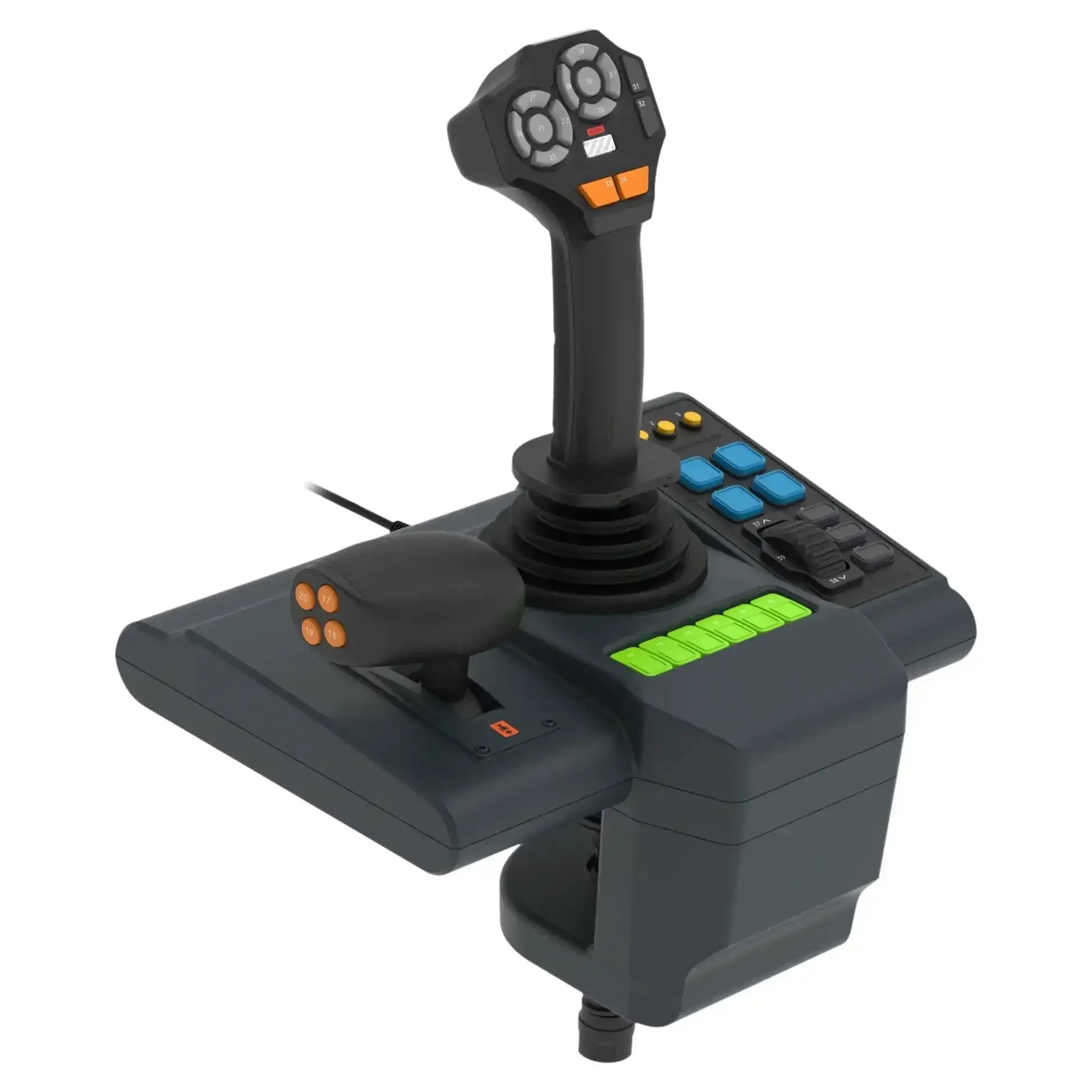 HORI - Farming Vehicle Control System for Windows 11/10 - Kierownica z Pedałami i Panel Sterujący