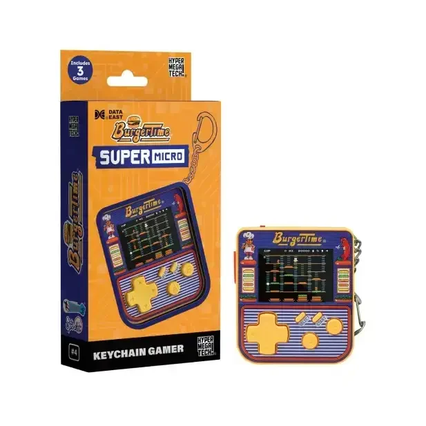 Evercade - Super Micro - Burger Time Retro Mini Console - Mini Konsola Retro Brelok