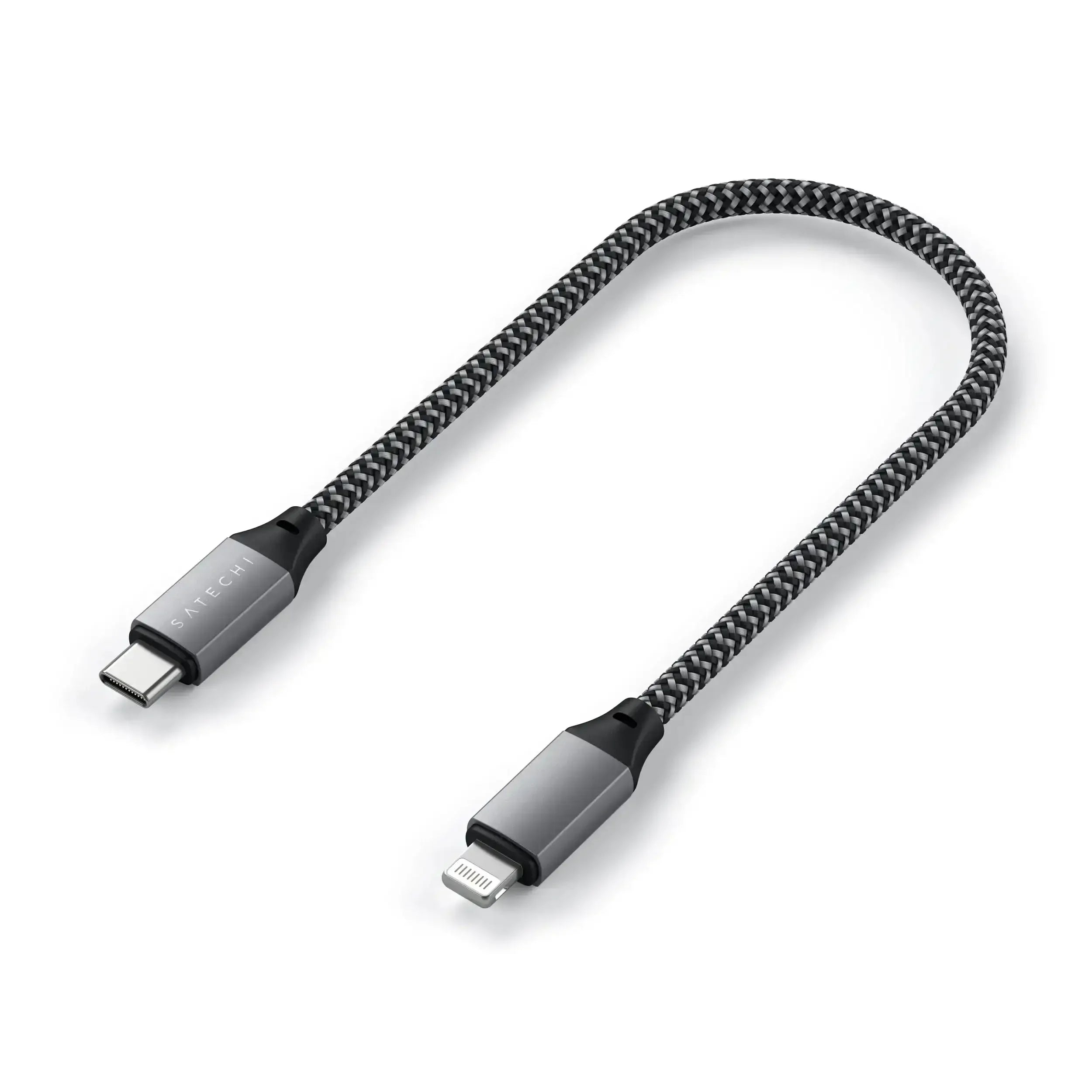 Przewód USB-C do Lightning w oplocie, kabel do ładowania i synchronizacji akcesoriów