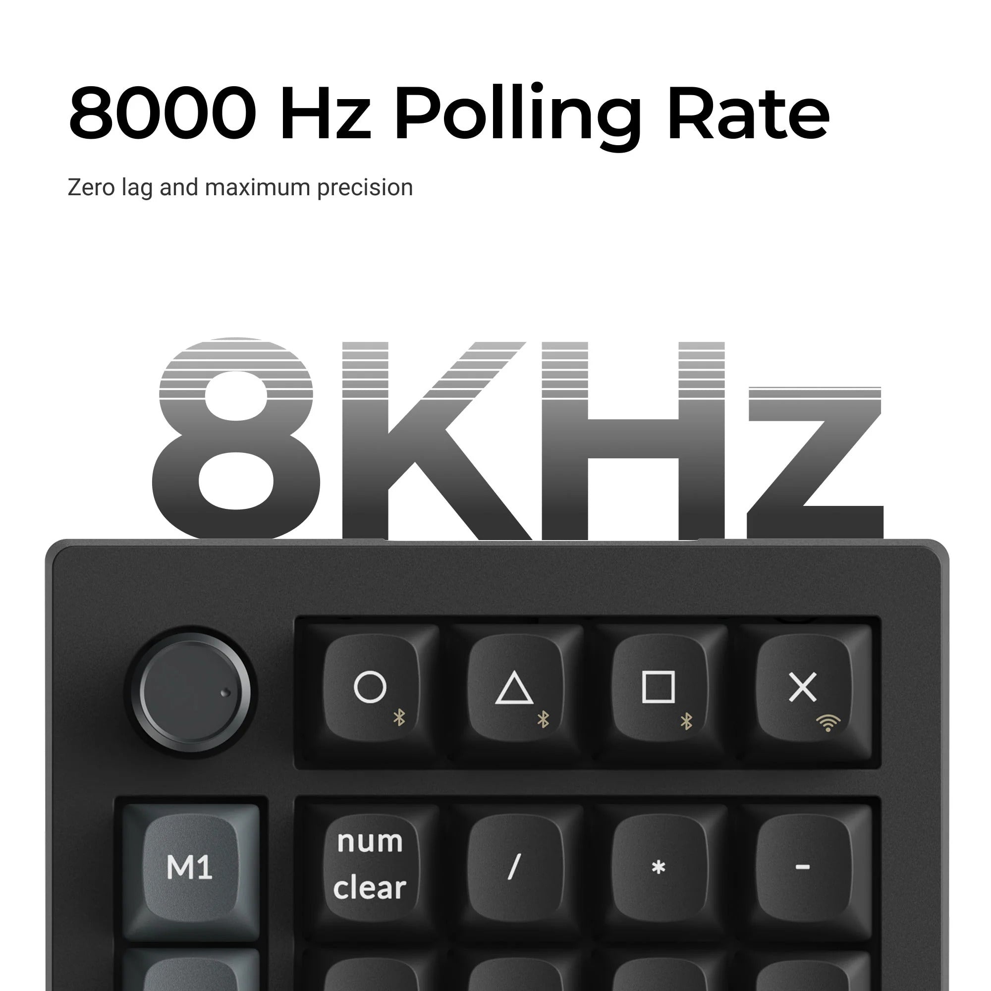 Keychron - V0 Ultra 8K Wireless Custom Number Pad - Bezprzewodowy Numpad Mechaniczny