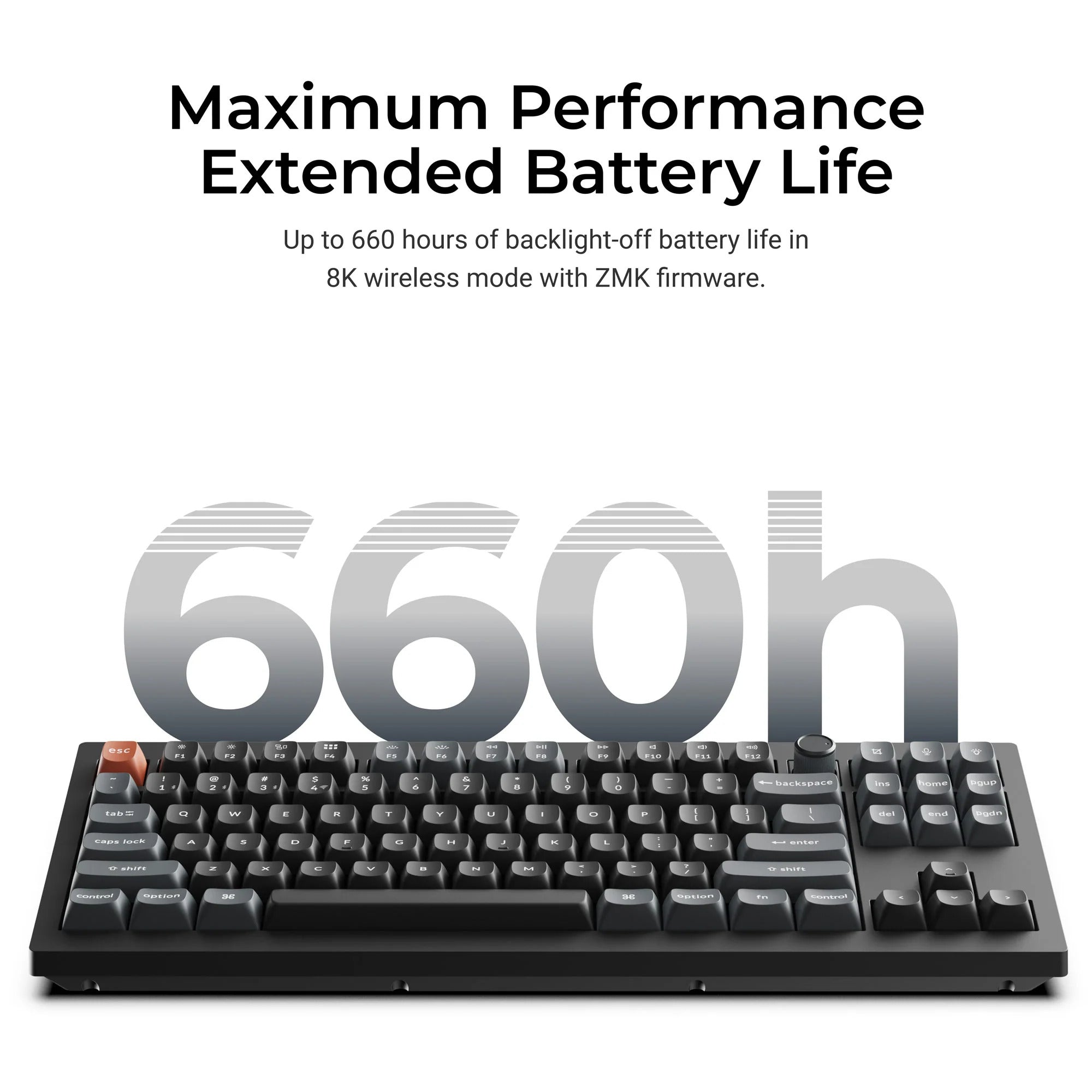 Keychron - V3 Ultra 8K Wireless Custom Mechanical Keyboard - Bezprzewodowa Klawiatura Mechaniczna