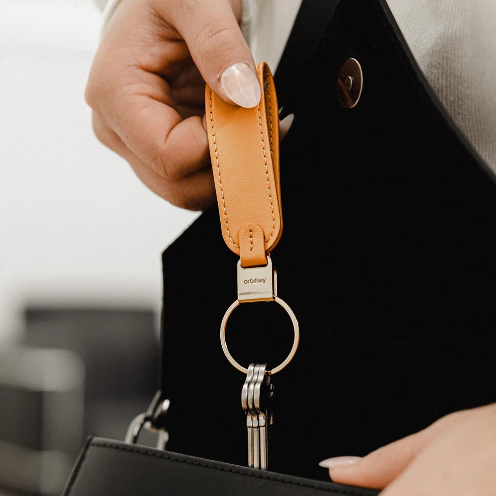 Orbitkey - Leather Loop Keychain - Skórzany Brelok Na Klucze