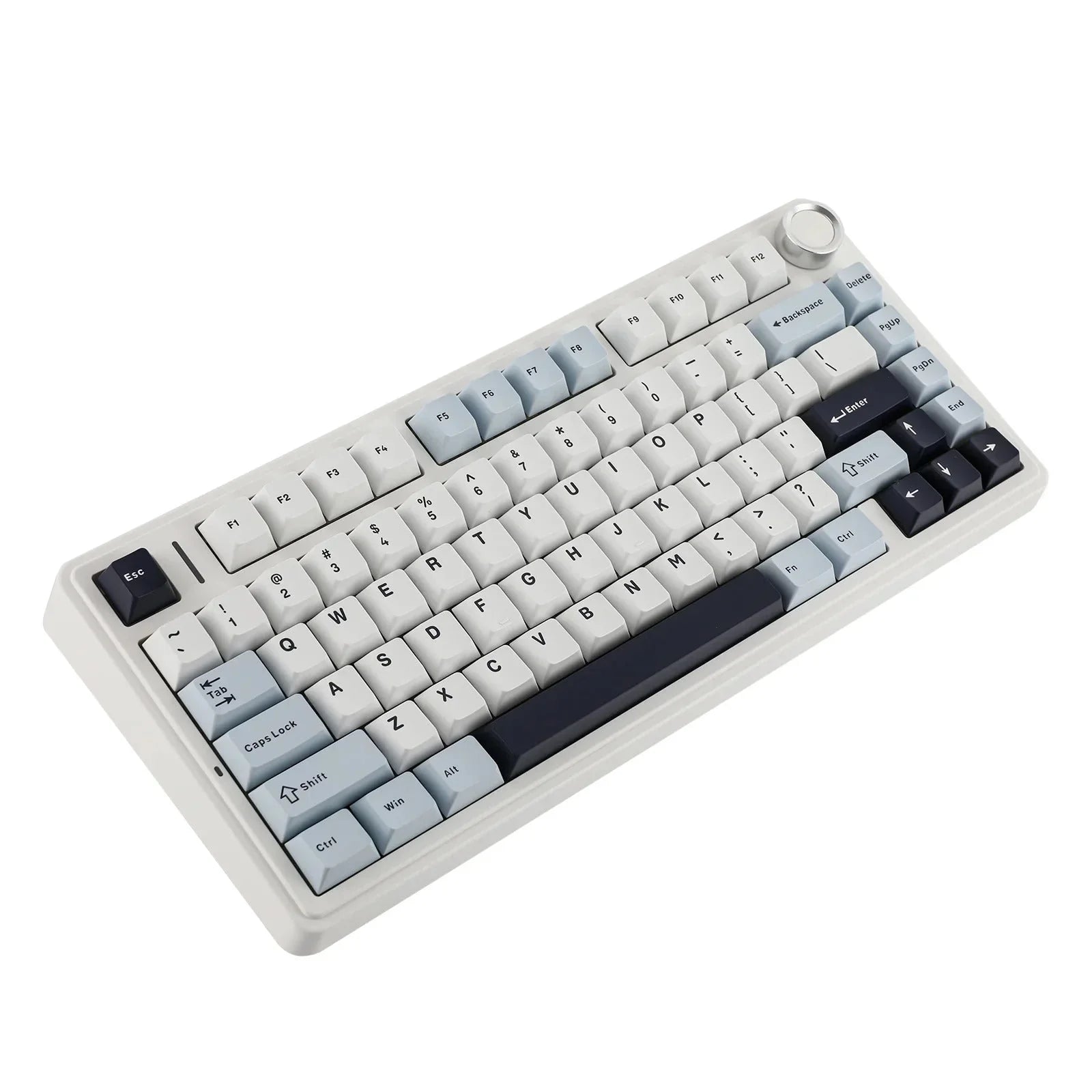 AULA - F75 Wireless Mechanical Keyboard - Bezprzewodowa Klawiatura Mechaniczna - Glacier Blue