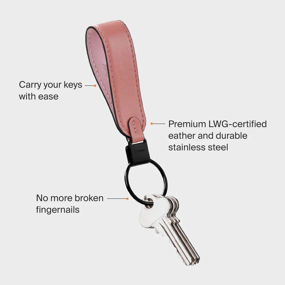 Orbitkey - Leather Loop Keychain - Skórzany Brelok Na Klucze