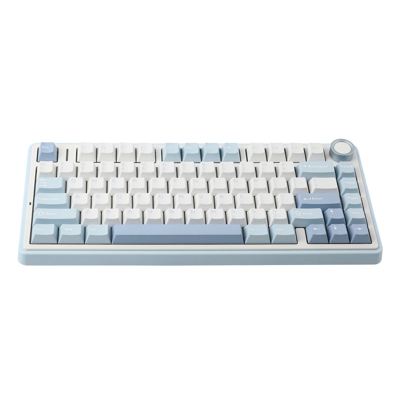 AULA - F75 Wireless Mechanical Keyboard - Bezprzewodowa Klawiatura Mechaniczna - Sea Salt Blue